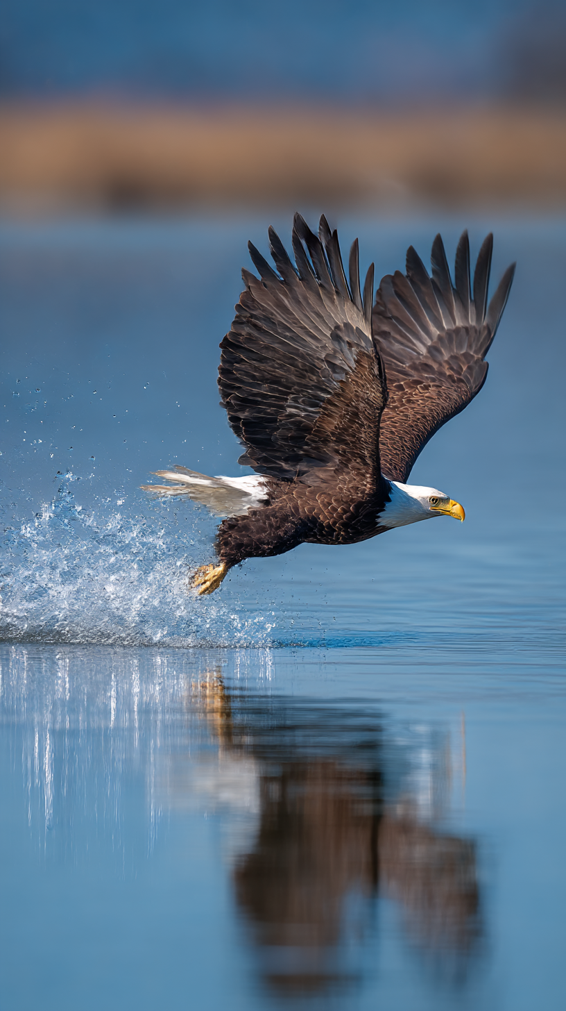 fond d'écran Pygargue à tête blanche téléphone Nokia télécharger gratuit