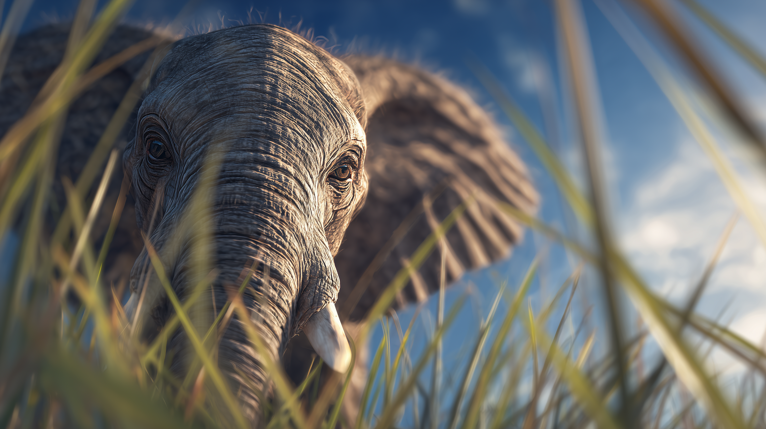 fond d'écran Éléphant apple mac téléchargement gratuit