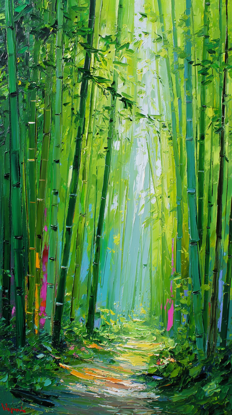 fond d'écran bambou iphone gratuit