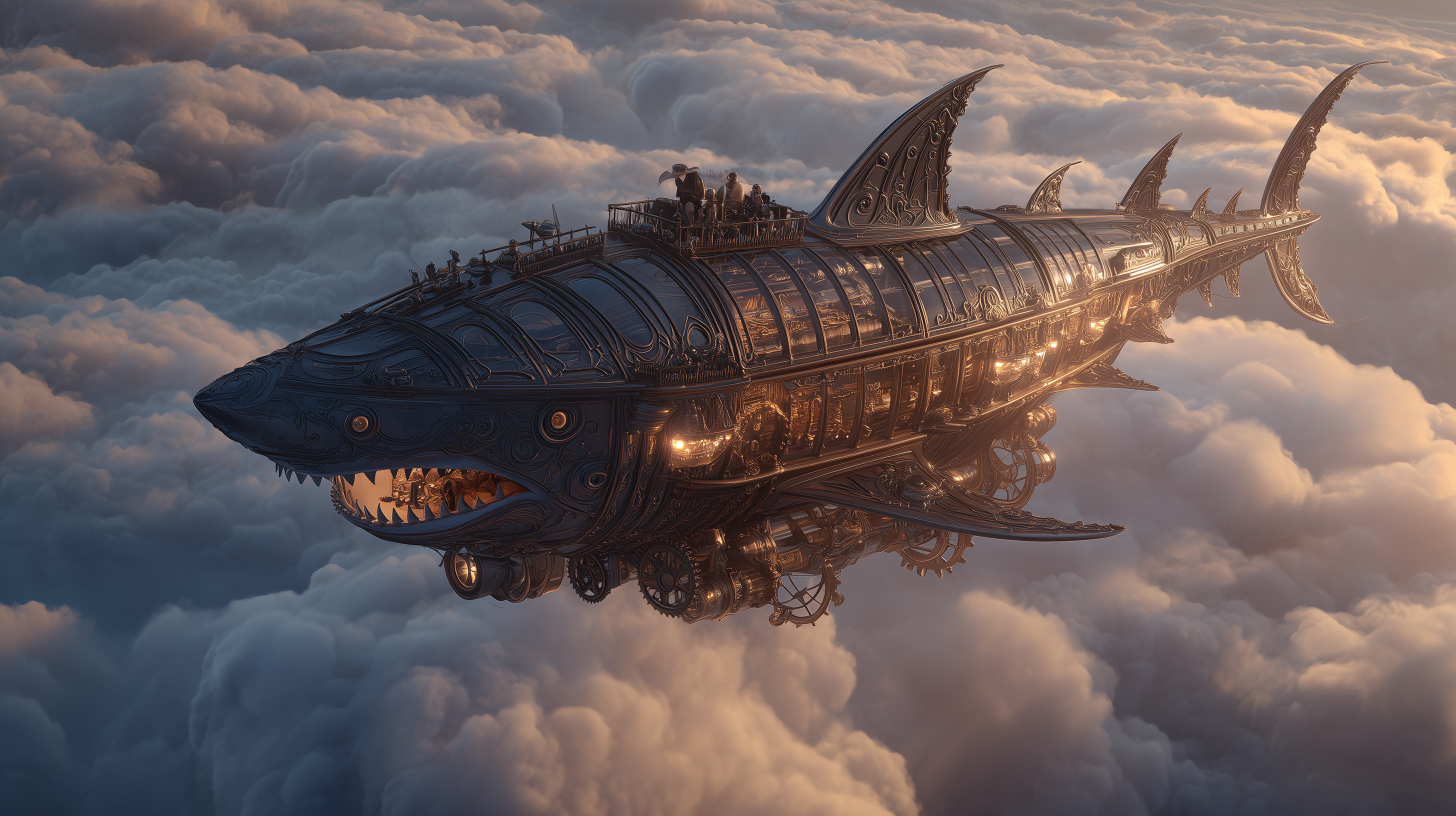 fond d'écran Requin windows 10 4k téléchargement gratuit