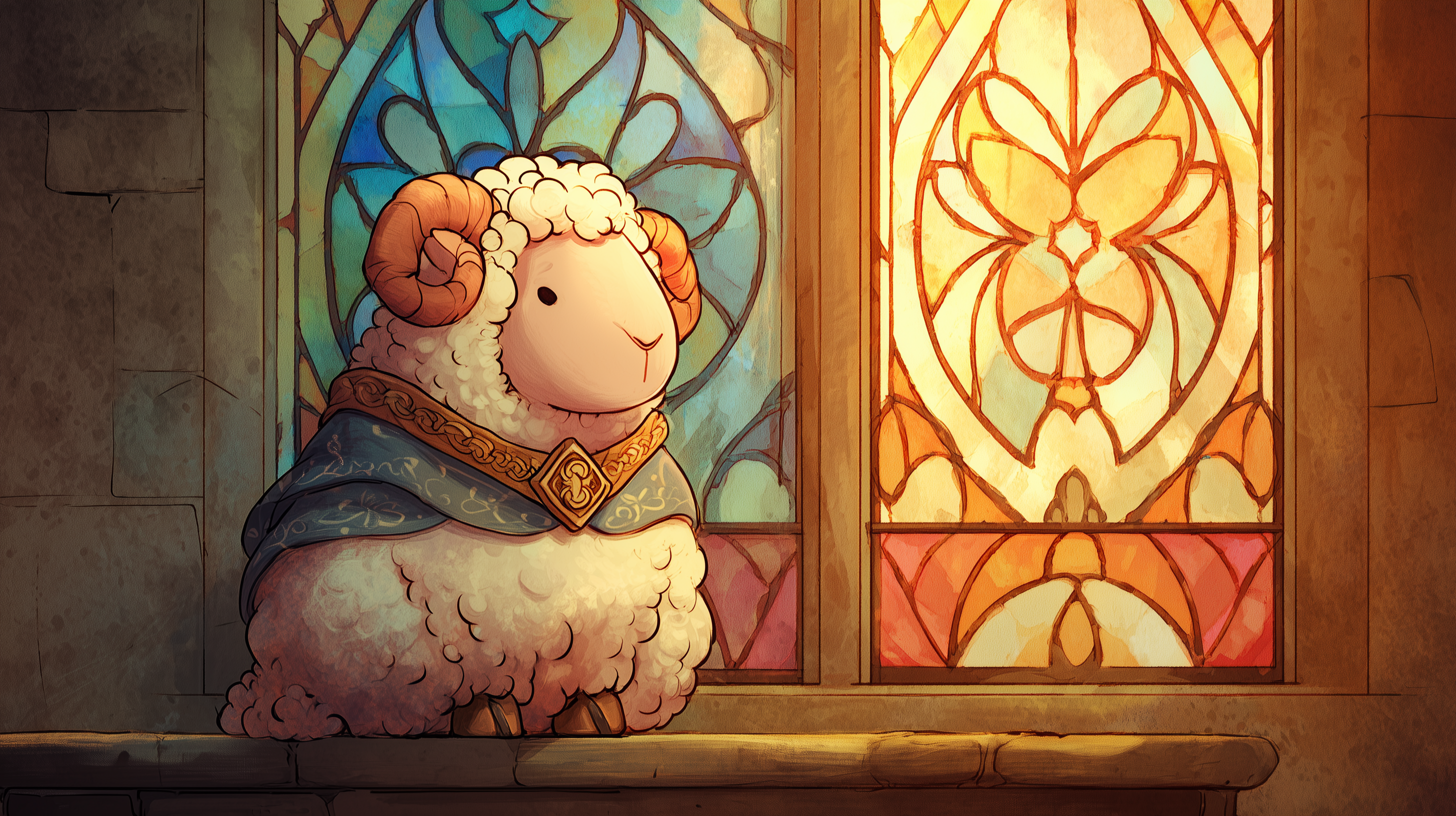 fond d'écran Mouton 16:9 4k téléchargement gratuit