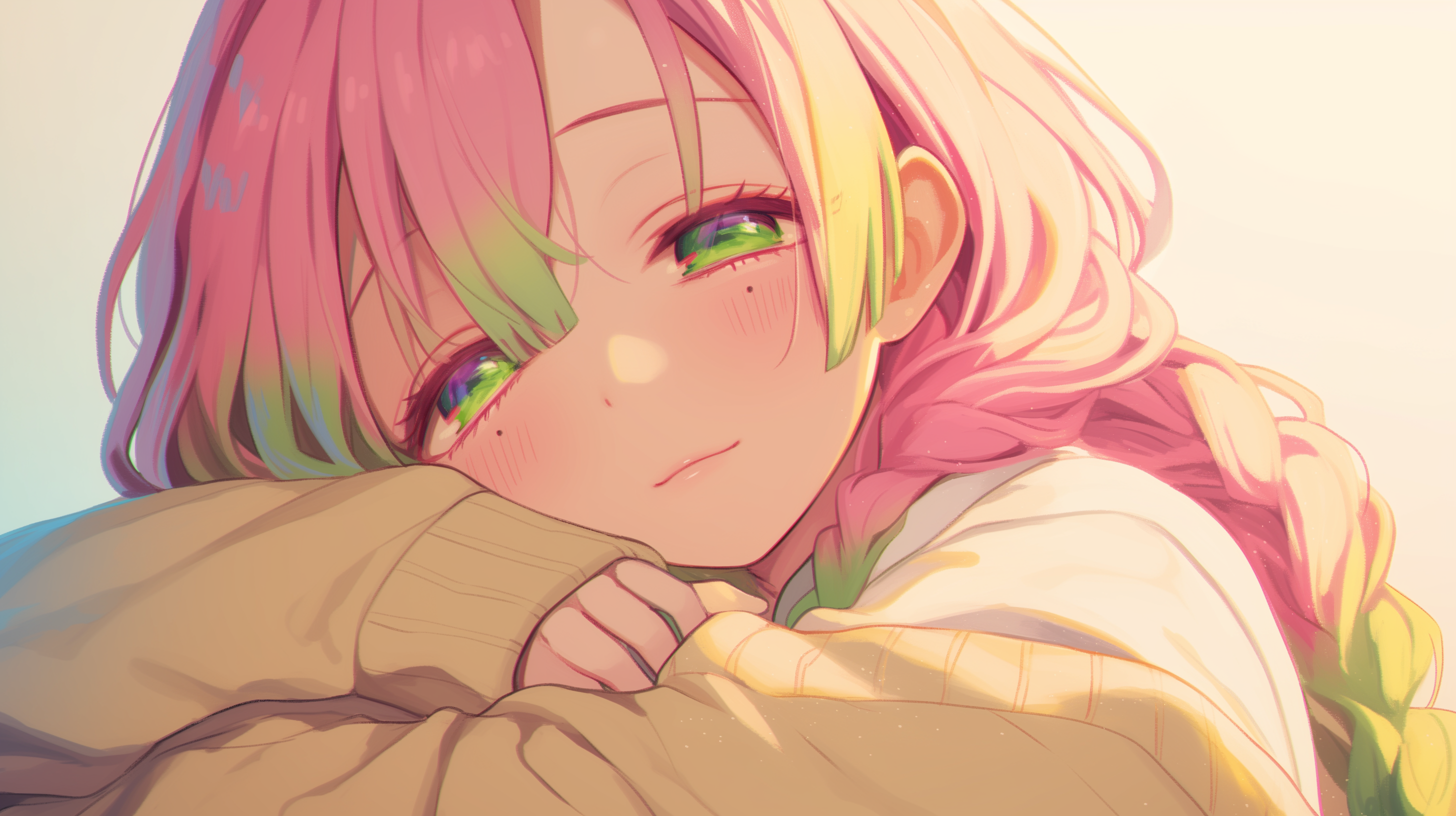 fond d'écran Mitsuri Kanroji pc 1920x1080 hd téléchargement gratuit