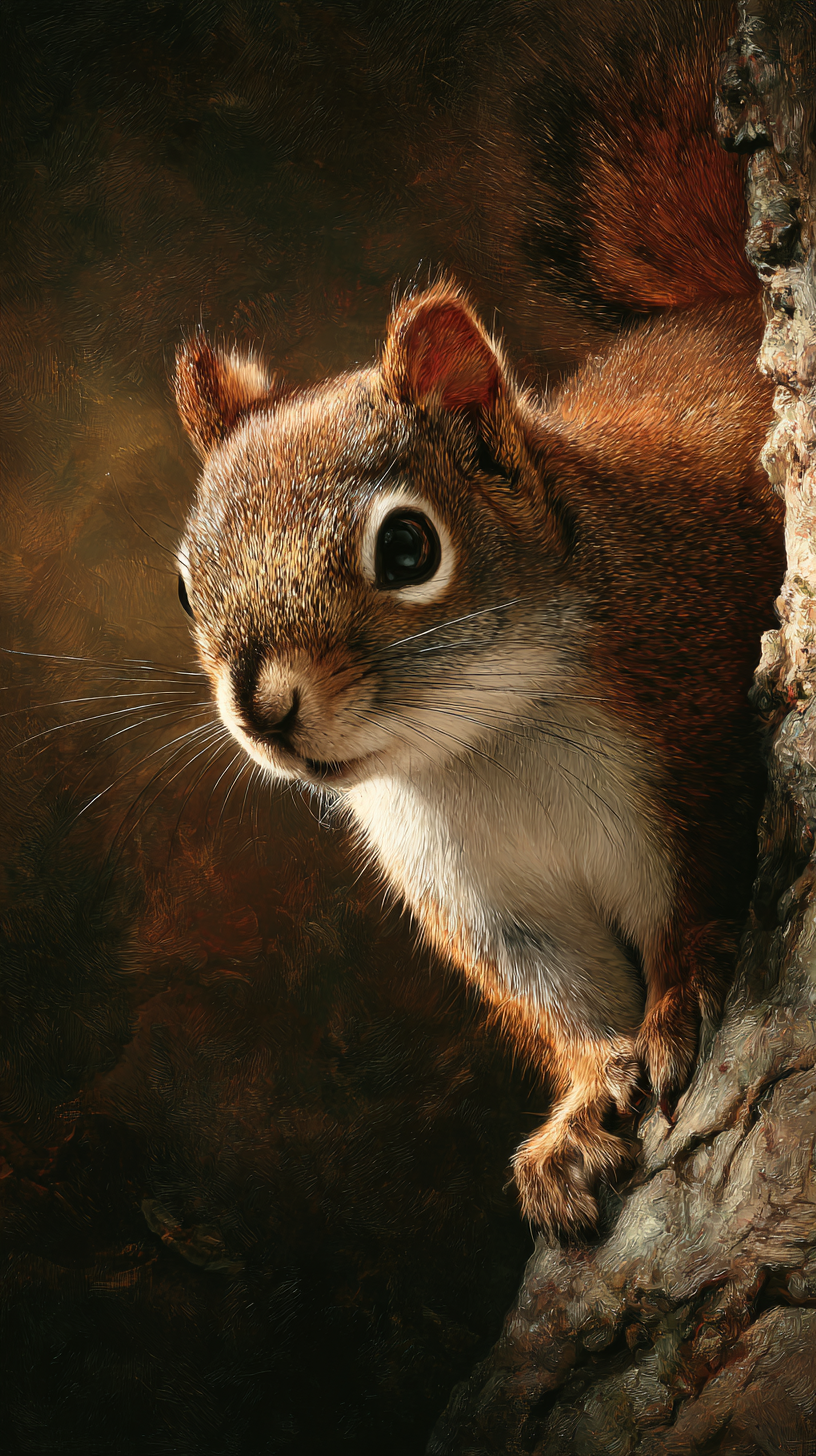 fond d'écran Écureuil 4k iphone télécharger gratuit