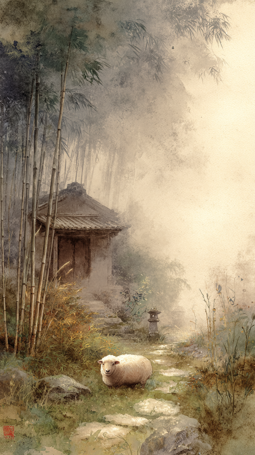 fond d'écran Mouton iphone 16 gratuit