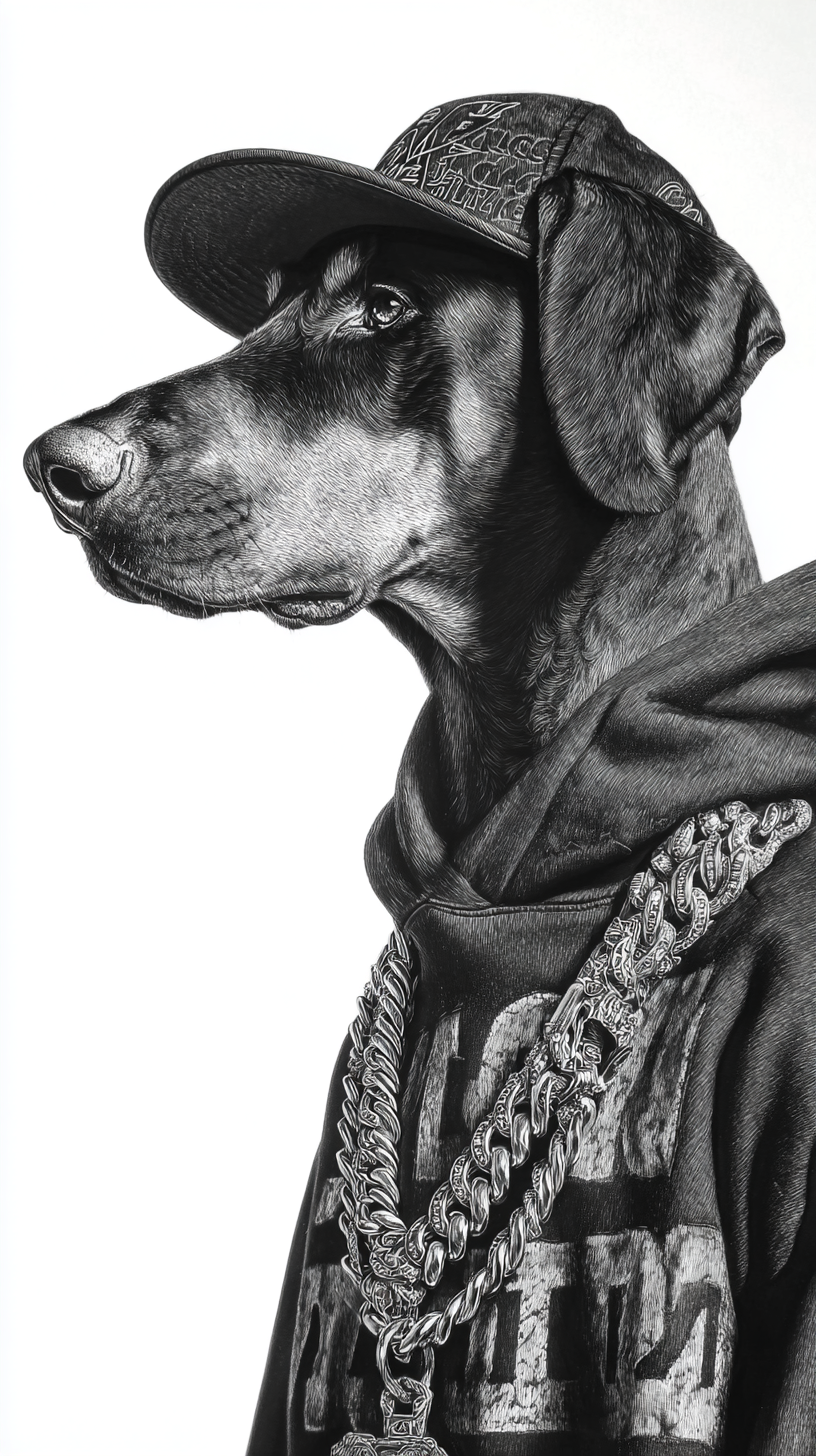 fond d'écran Doberman iphone ios gratuit