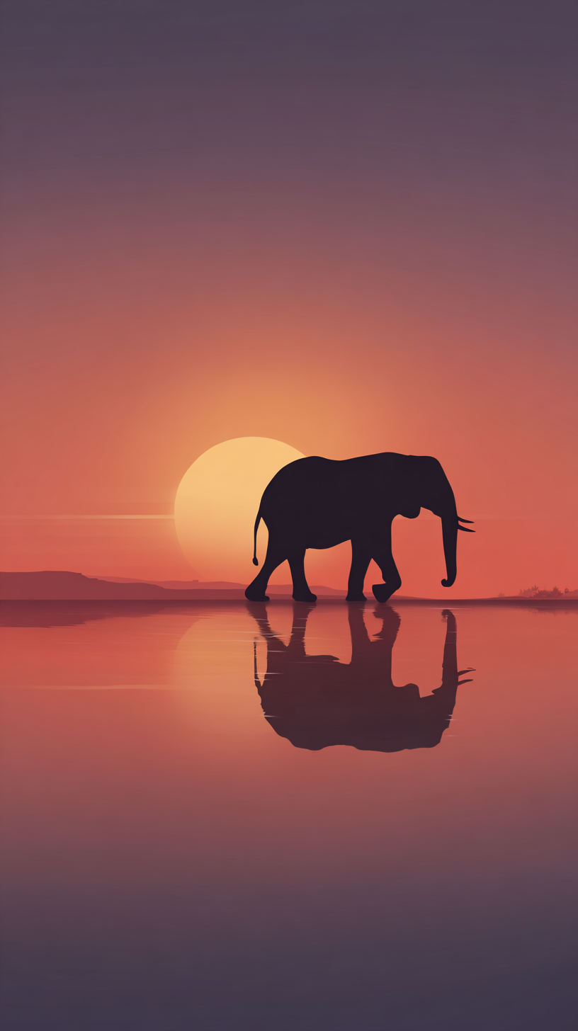 fond d'écran Éléphant iphone gratuit