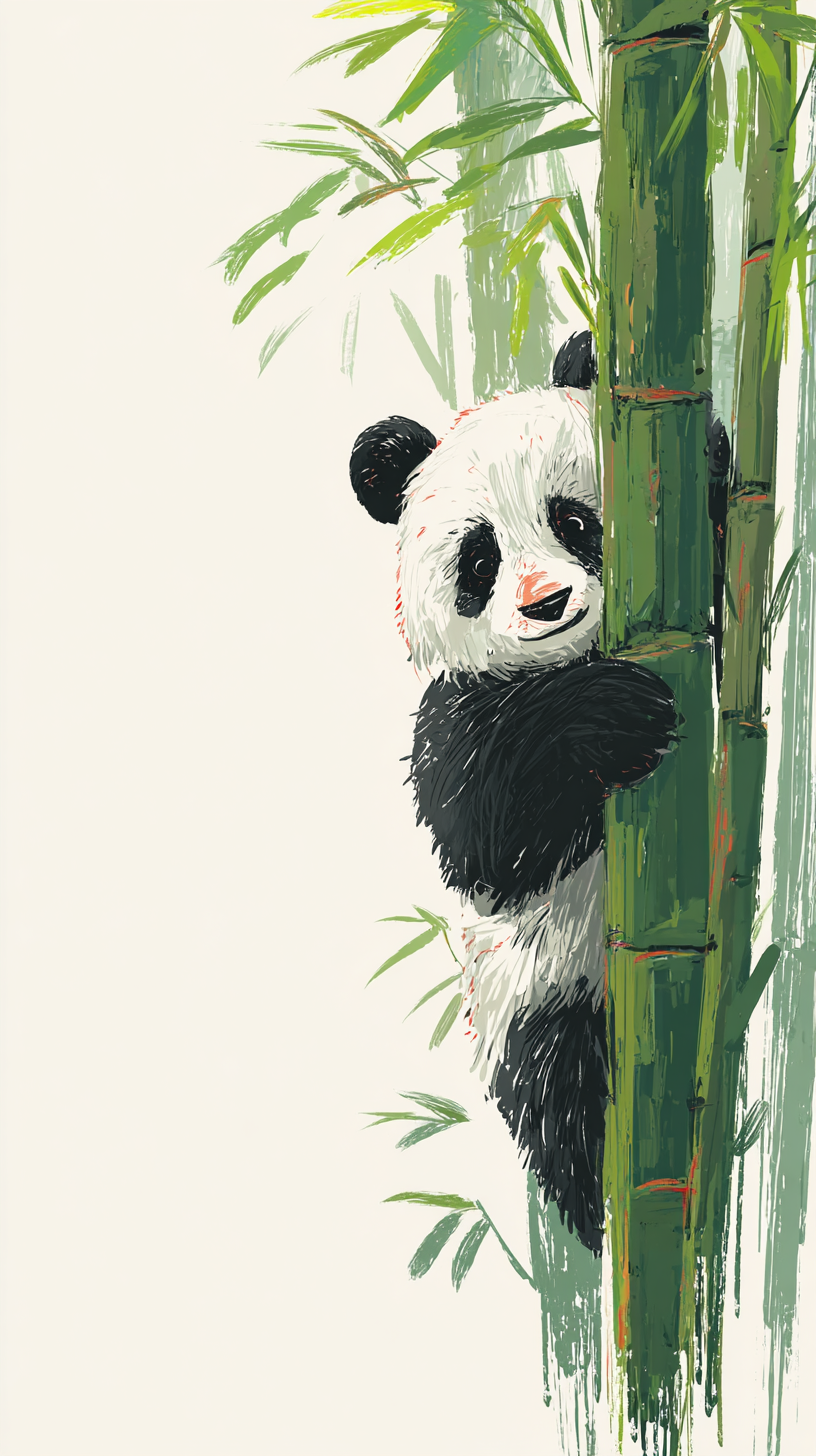 fond d'écran bambou iphone 15 4k gratuit