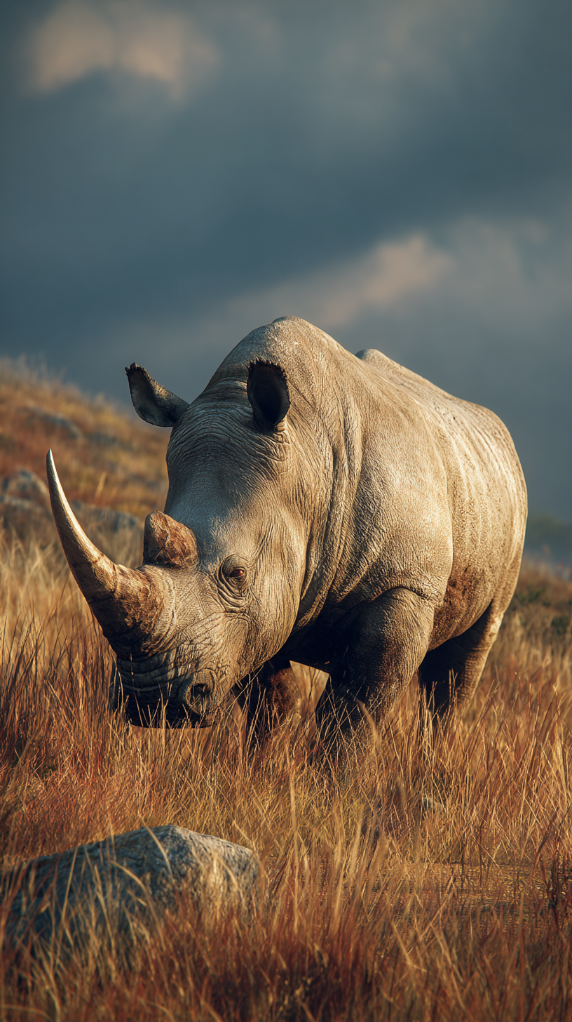 fond d'écran Rhinoceros téléphone Asus gratuit