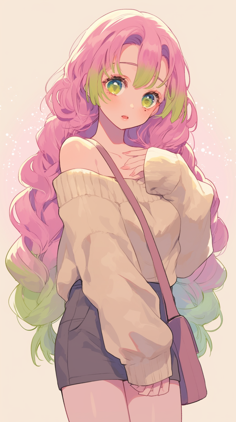 fond d'écran Mitsuri Kanroji iphone gratuit