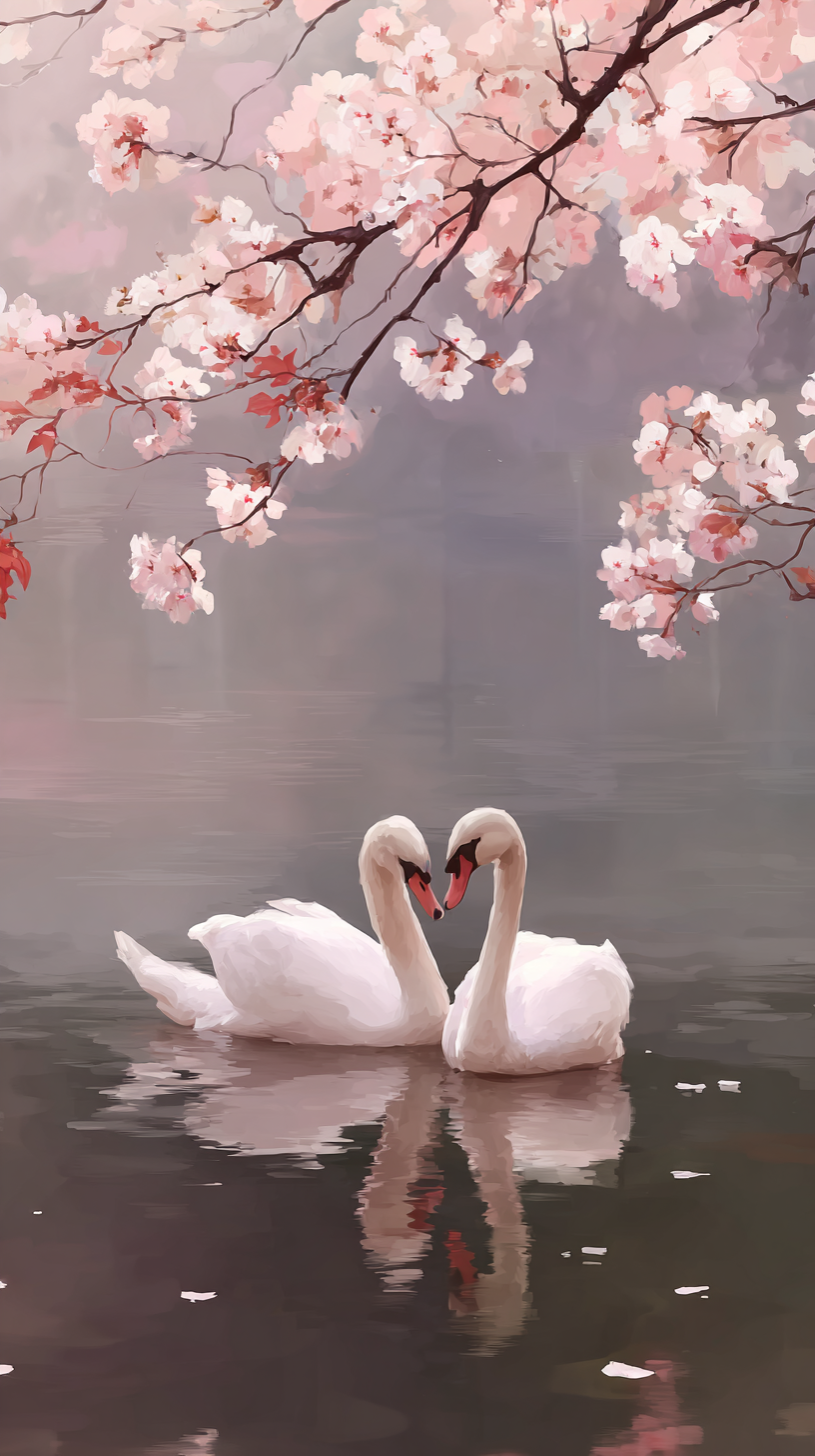 fond d'écran Cygne téléphone Sony télécharger gratuit