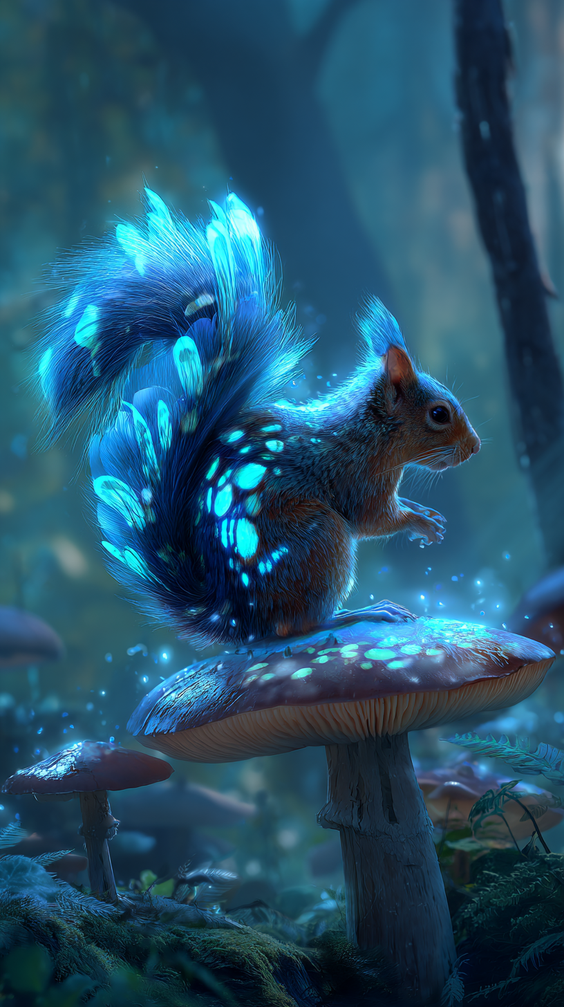 fond d'écran Écureuil téléphone Realme télécharger gratuit