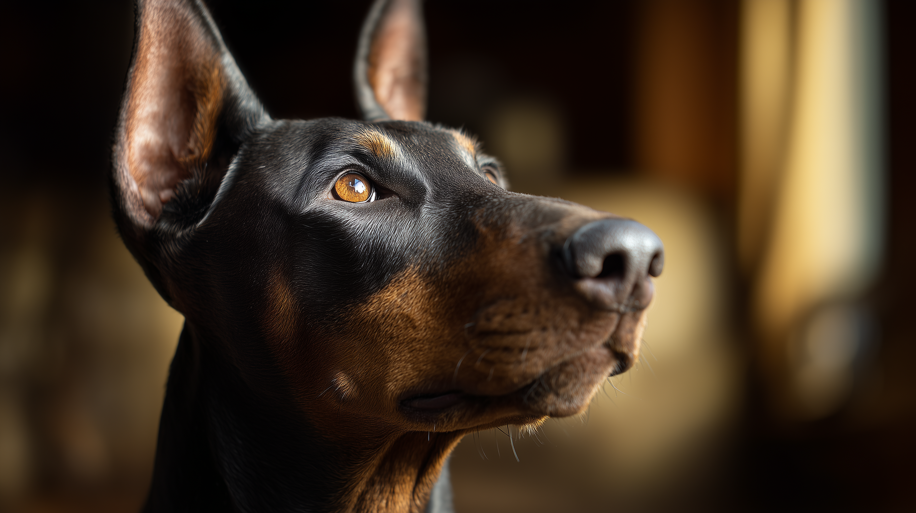 fond d'écran Doberman 5120x2880 téléchargement gratuit