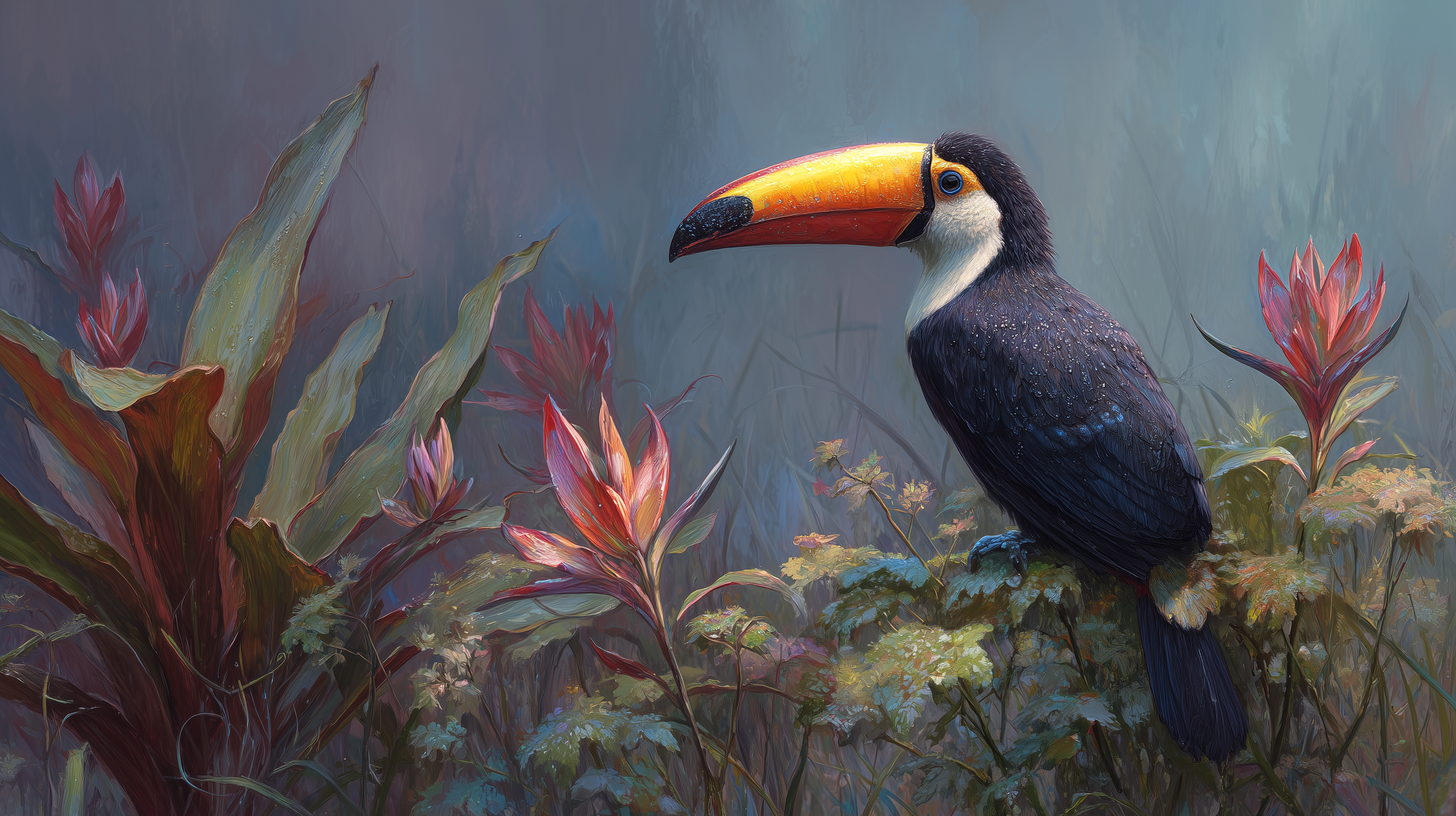 fond d'écran Toucan 4k windows téléchargement gratuit