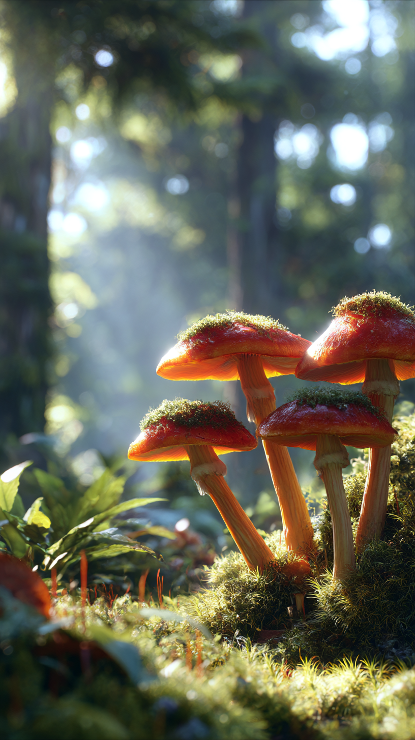 fond d'écran Champignon téléphone Asus gratuit