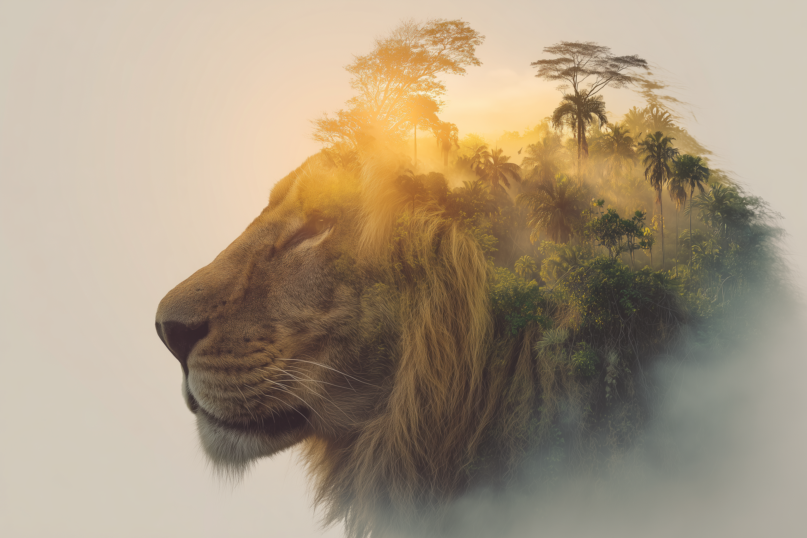 fond d'écran Double exposition pc 1920x1080 4k téléchargement gratuit