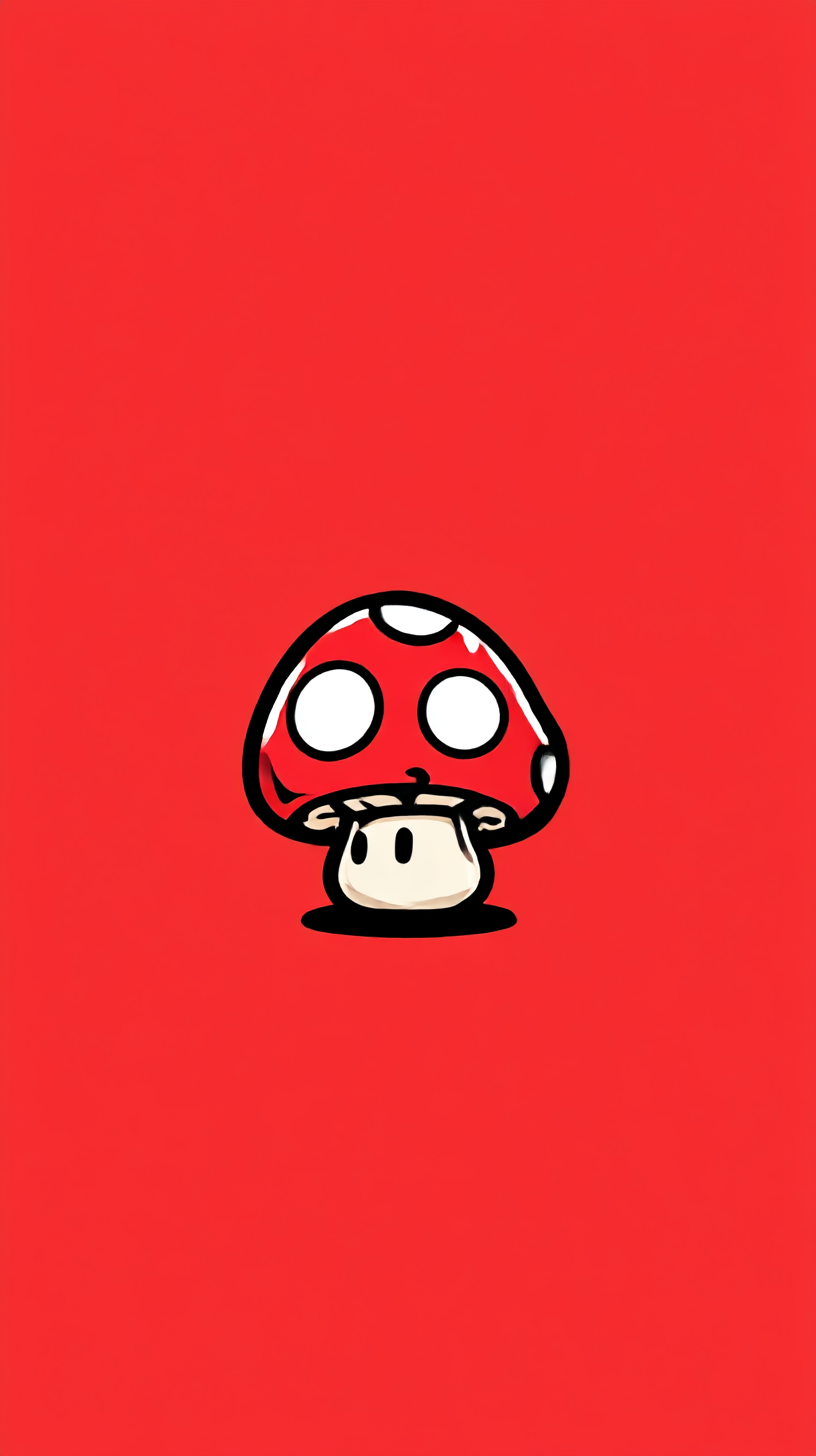 iphone fond d'écran Champignon kawaii télécharger gratuit