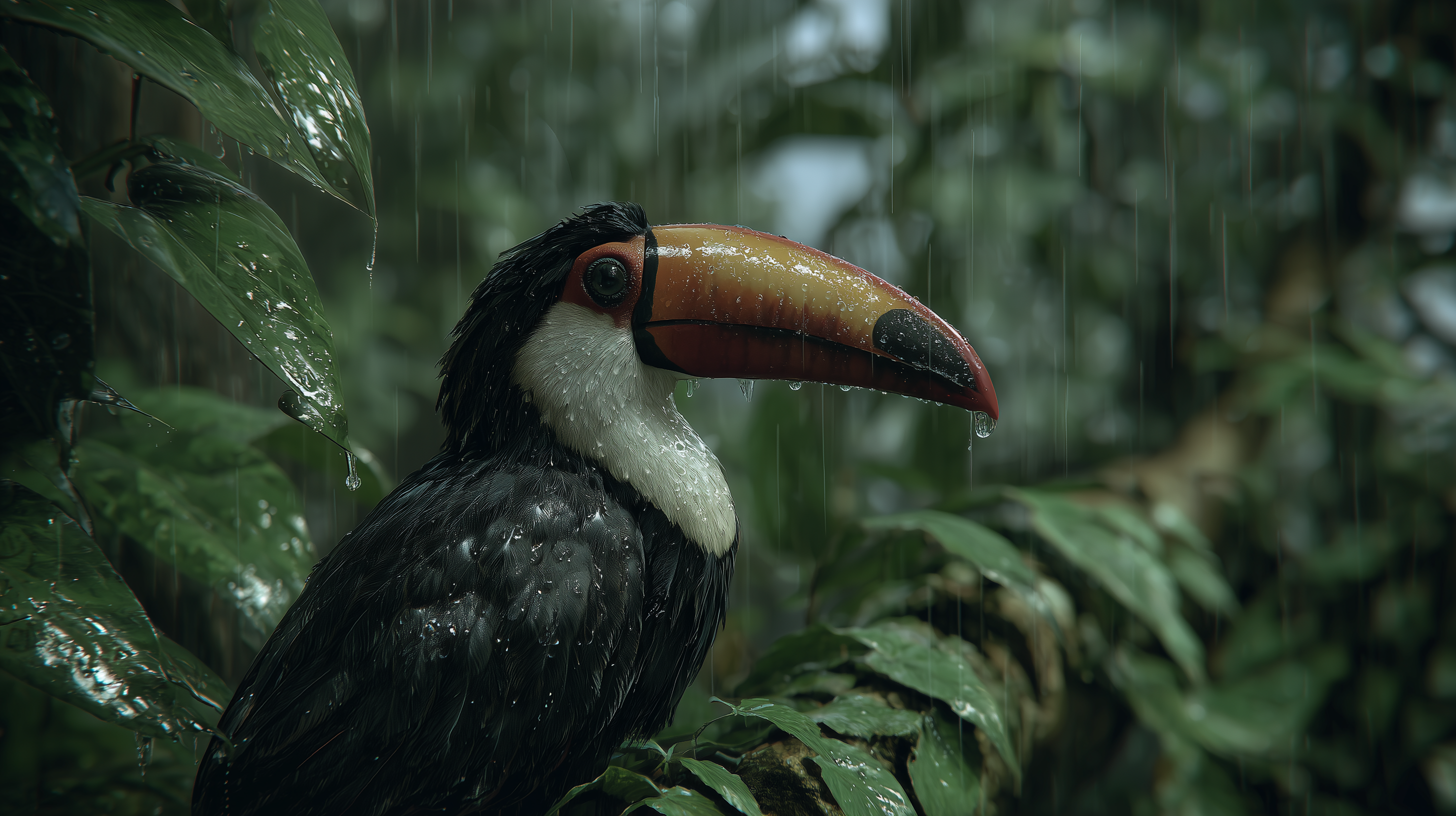 fond d'écran Toucan 16:9 téléchargement gratuit