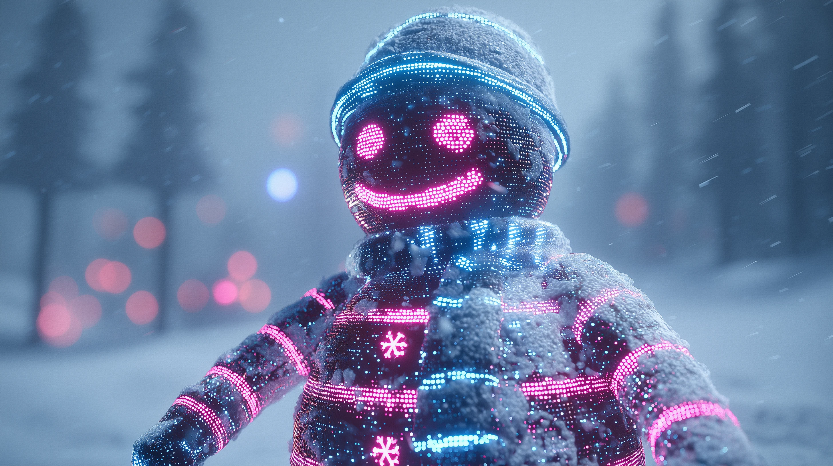 fond d'écran Bonhomme de neige updated 4k mac téléchargement gratuit