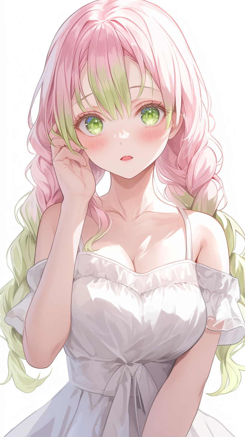 fond d'écran Mitsuri Kanroji téléphone Oppo gratuit