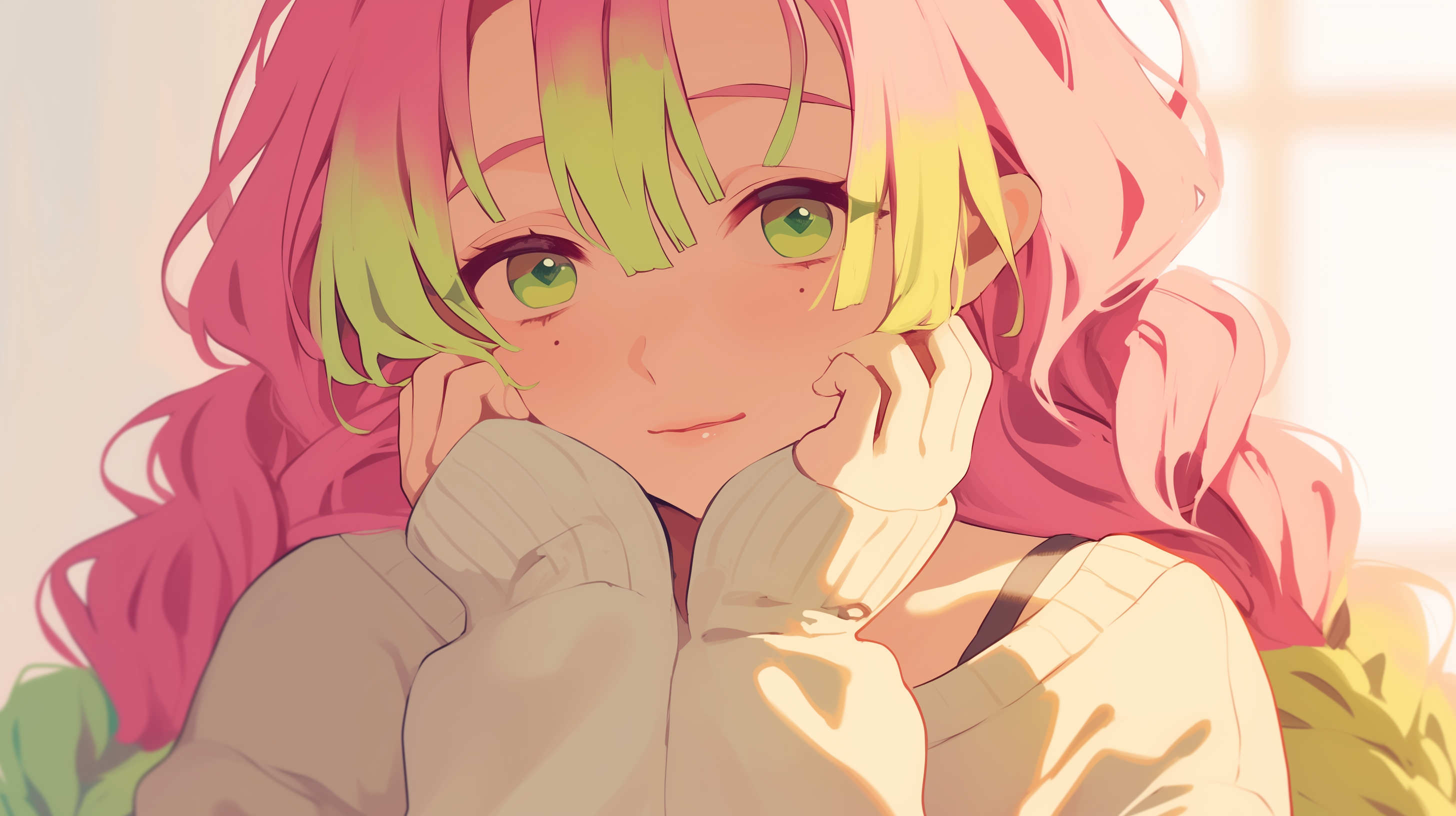 fond d'écran Mitsuri Kanroji MSI téléchargement gratuit