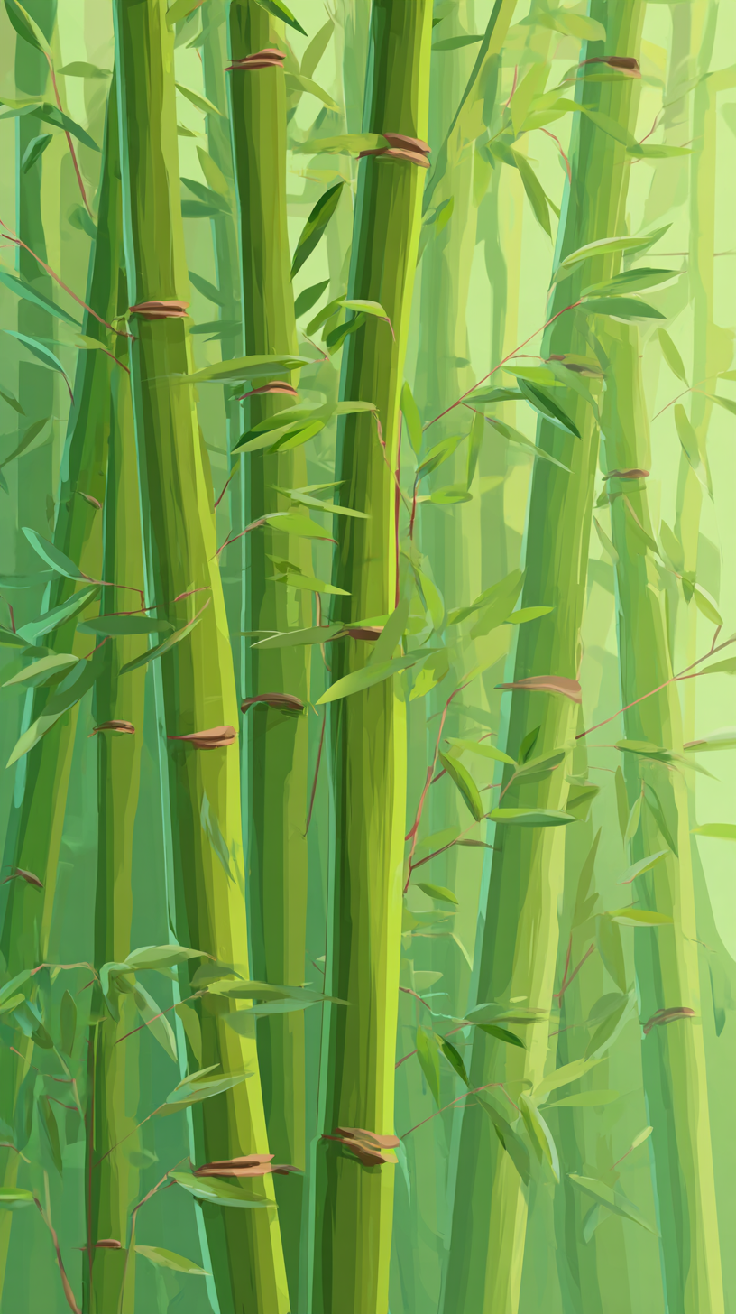 fond d'écran bambou iphone 16 pro max télécharger gratuit