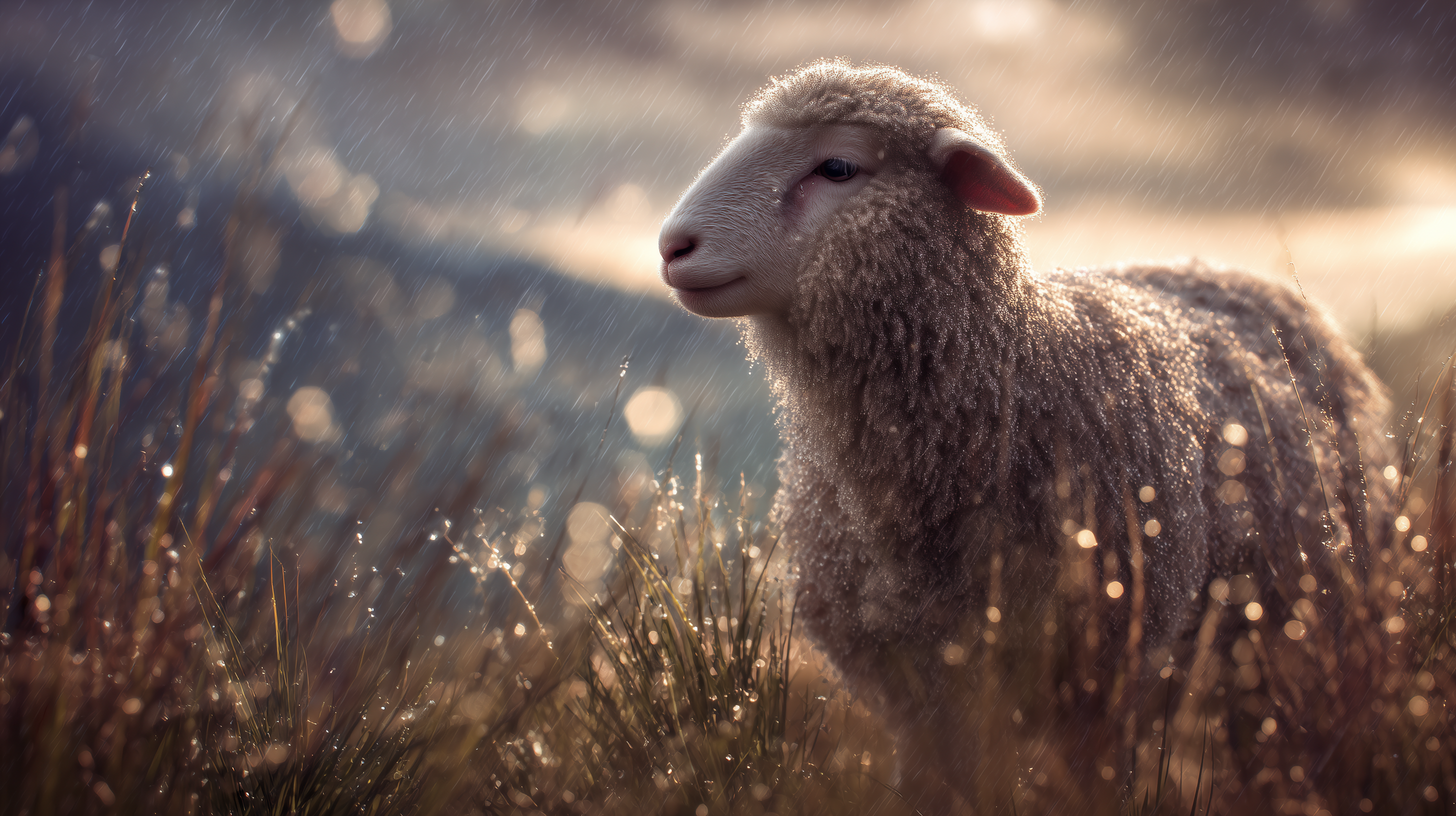 fond d'écran Mouton 8k téléchargement gratuit