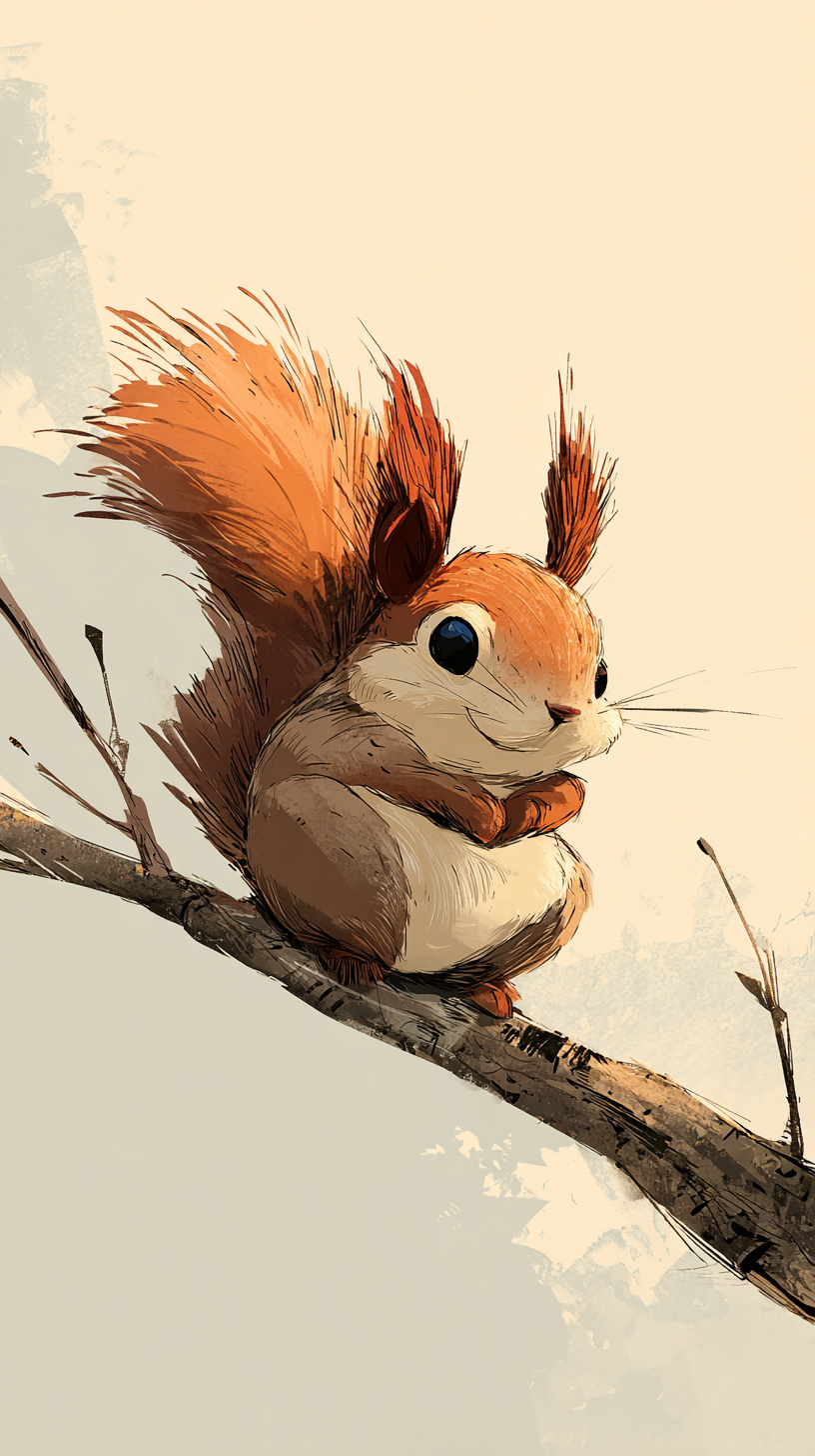 fond d'écran Écureuil android gratuit