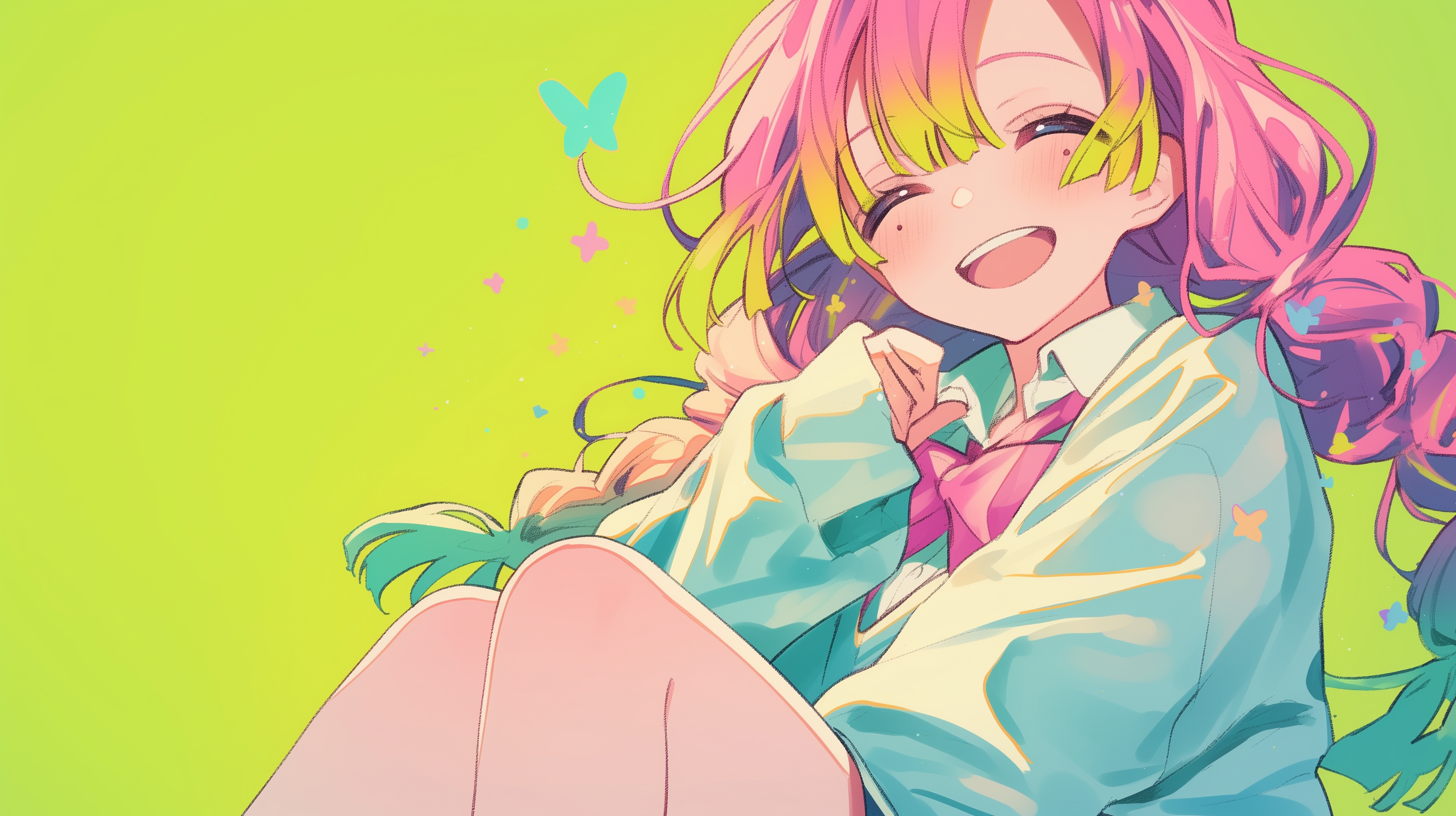 fond d'écran Mitsuri Kanroji Microsoft Surface téléchargement gratuit