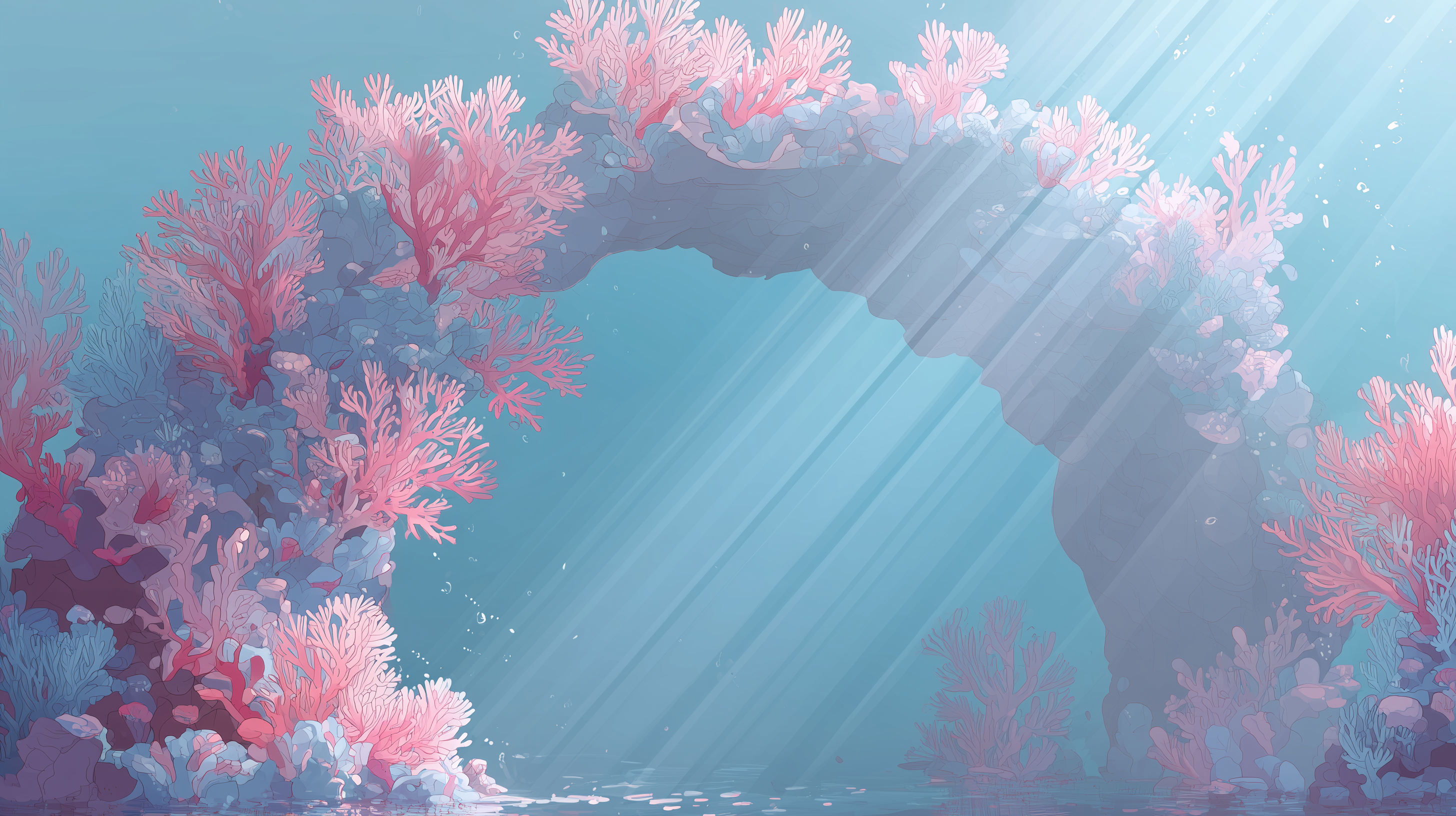 fond d'écran recif corail Huawei téléchargement gratuit