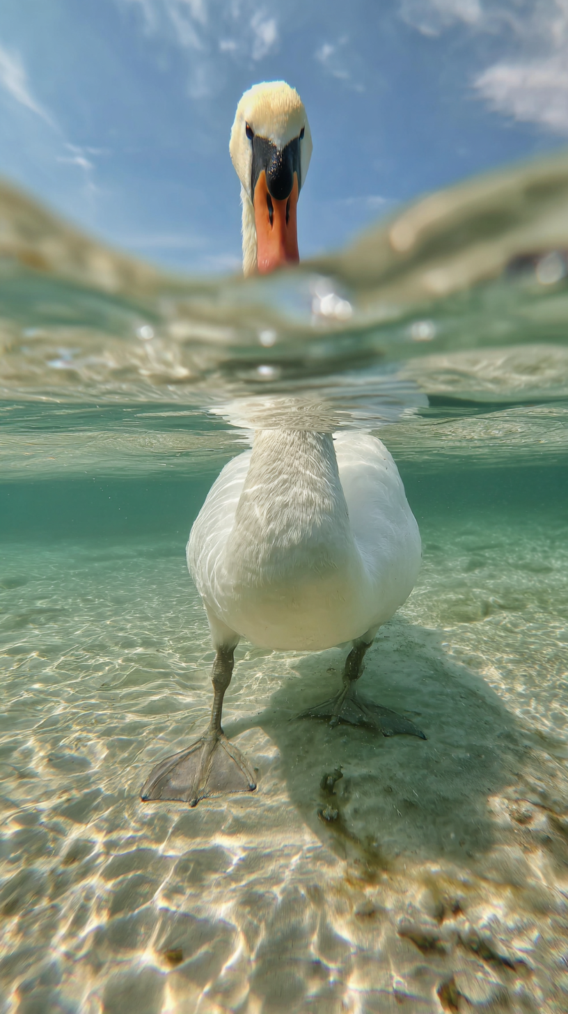 fond d'écran Cygne téléphone samsung gratuit android