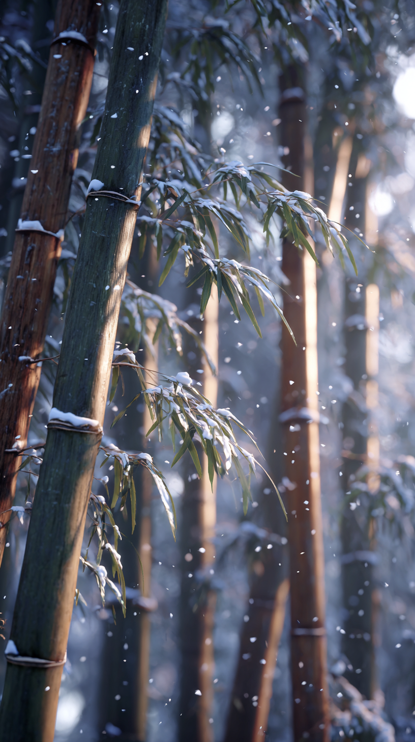 fond d'écran bambou téléphone 4k télécharger gratuit