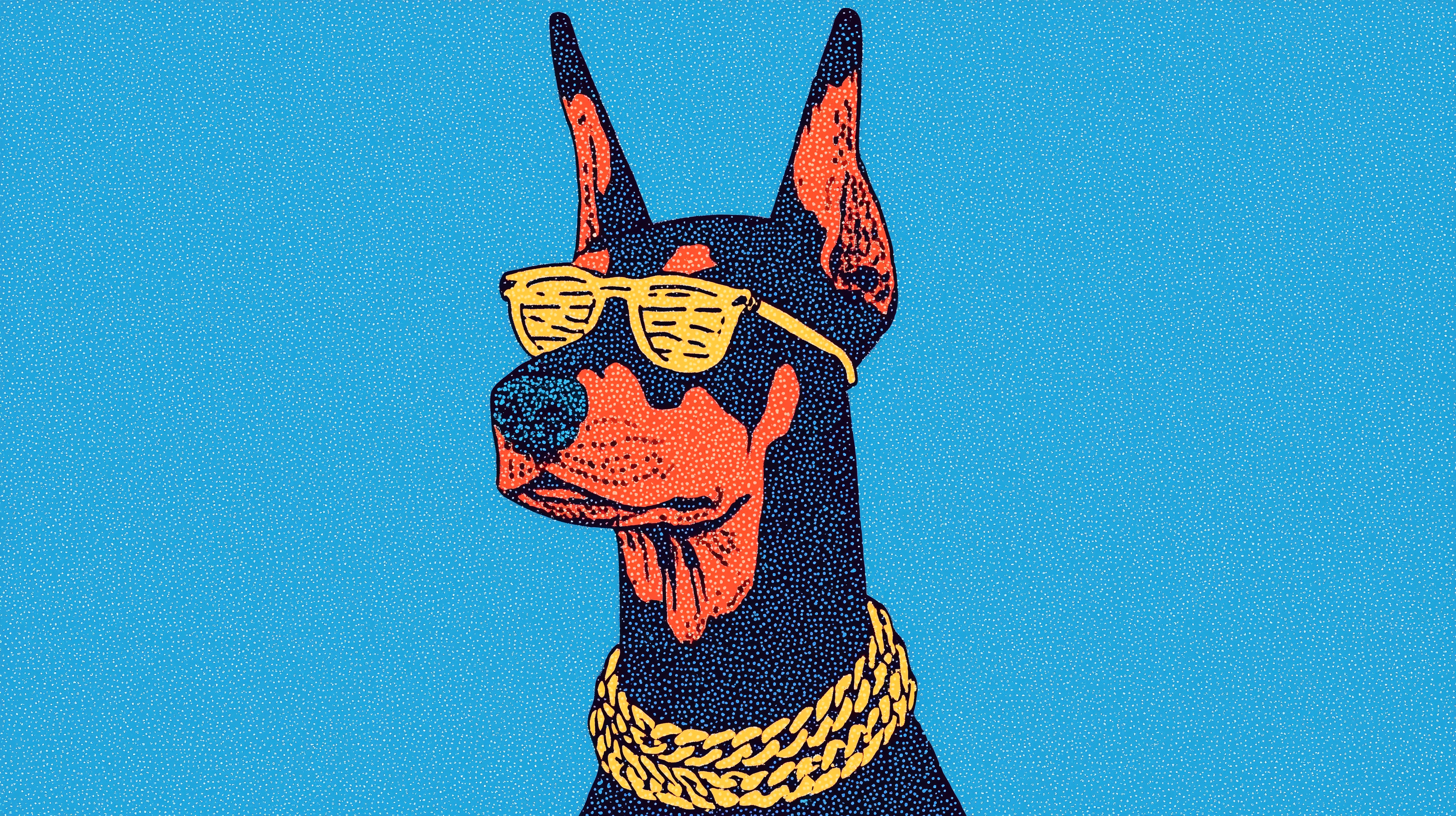 fond d'écran Doberman 1920x768 téléchargement gratuit