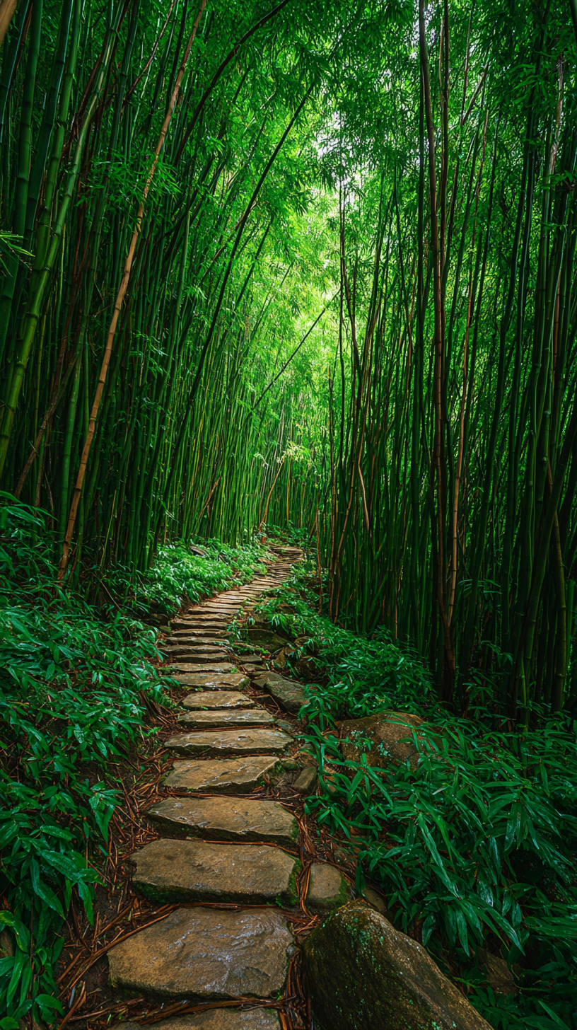 fond d'écran bambou android télécharger gratuit