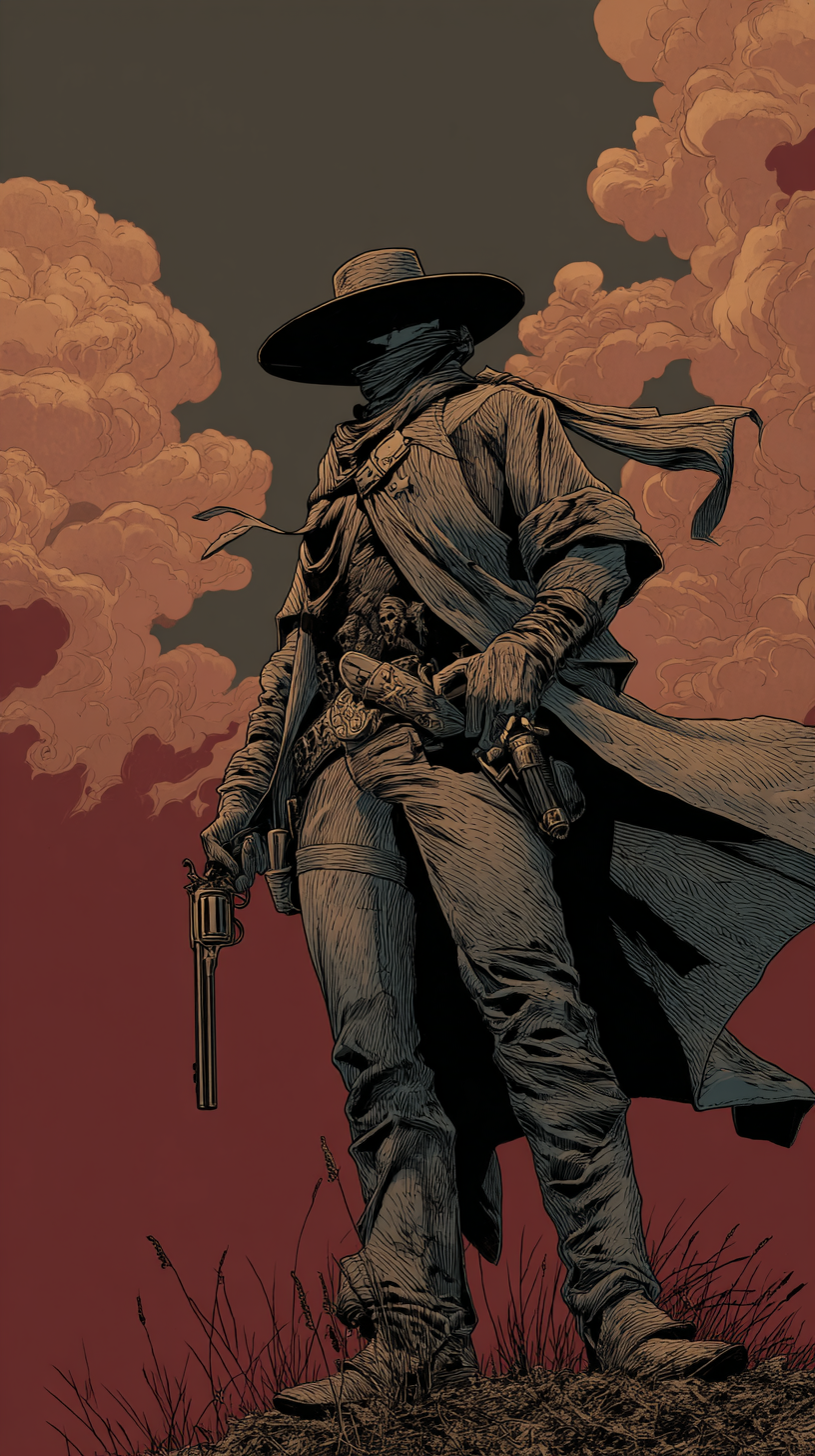 fond d'écran cowboy iphone 16 pro max télécharger gratuit