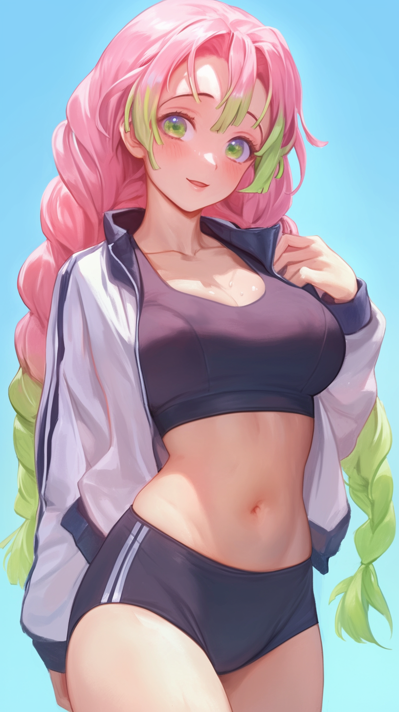 xiaomi fond d'écran Mitsuri Kanroji télécharger gratuit