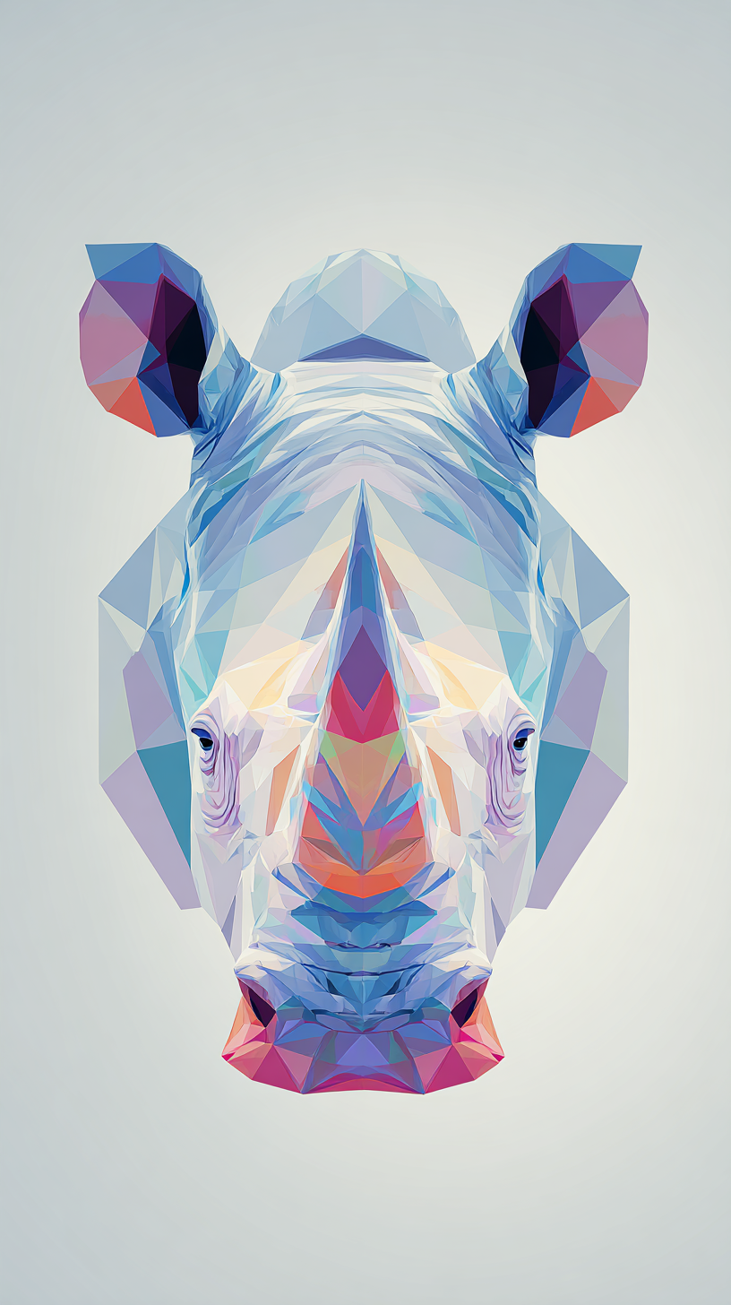 fond d'écran Rhinoceros téléphone OnePlus télécharger gratuit