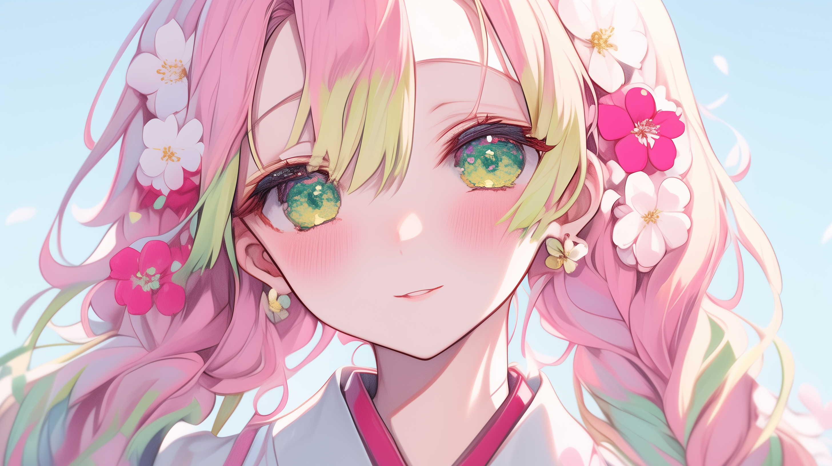 windows fond d'écran Mitsuri Kanroji téléchargement gratuit