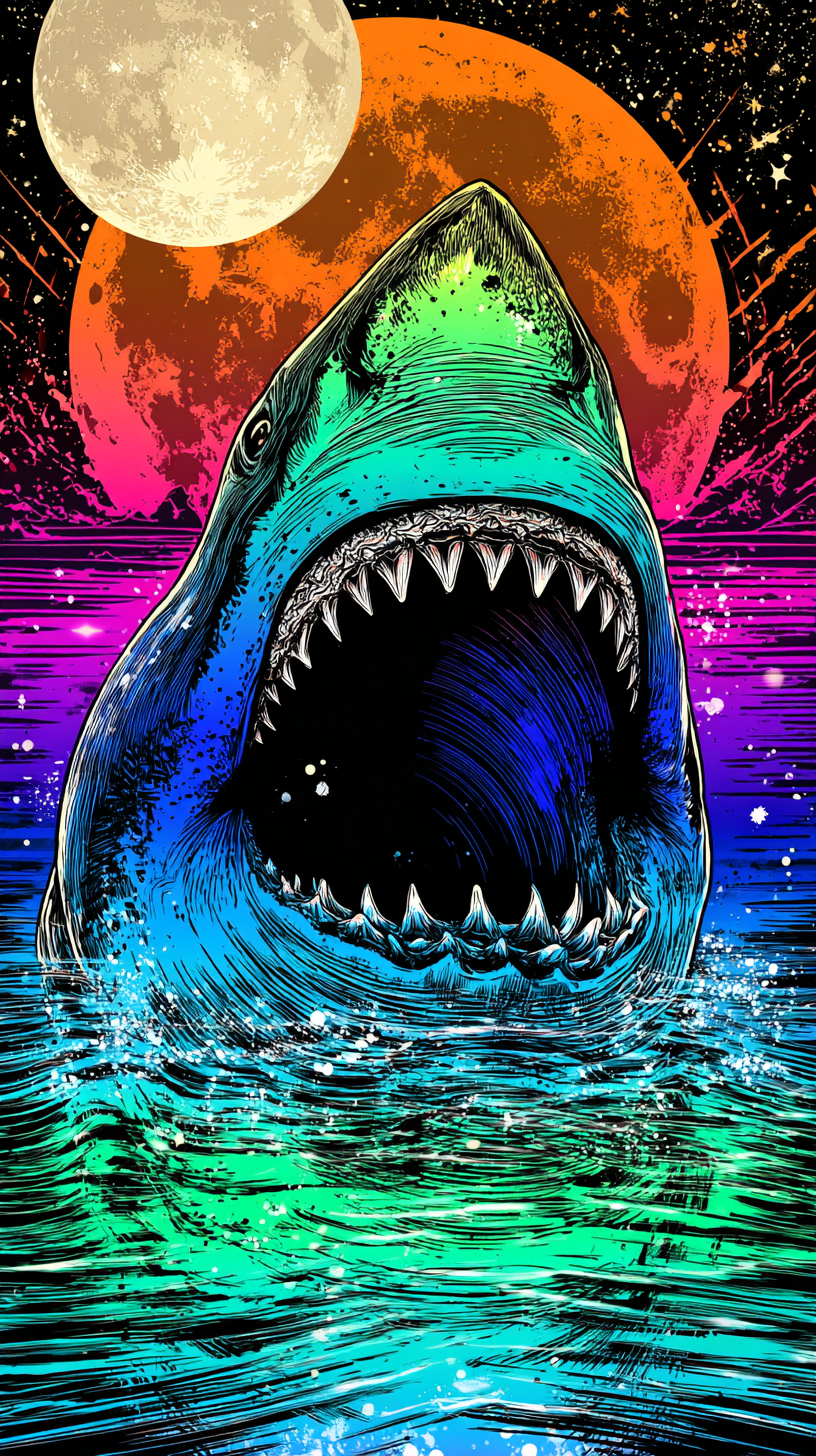 fond d'écran Requin iphone 17 air gratuit