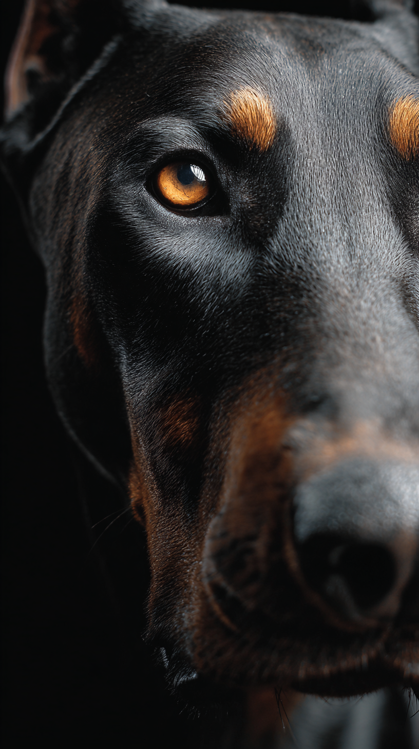 fond d'écran Doberman iphone 11 gratuit