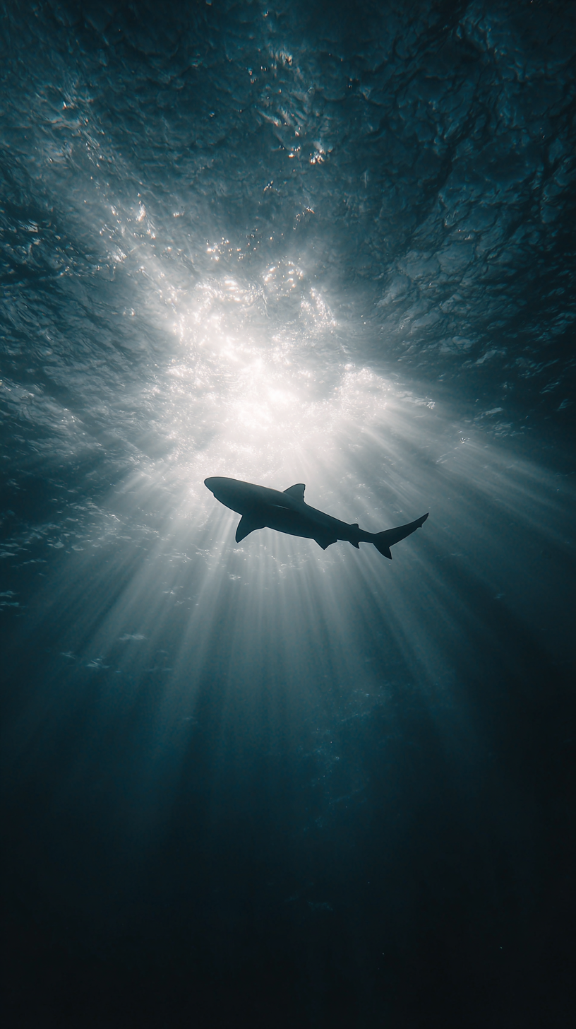 fond d'écran Requin iphone 17 pro max gratuit