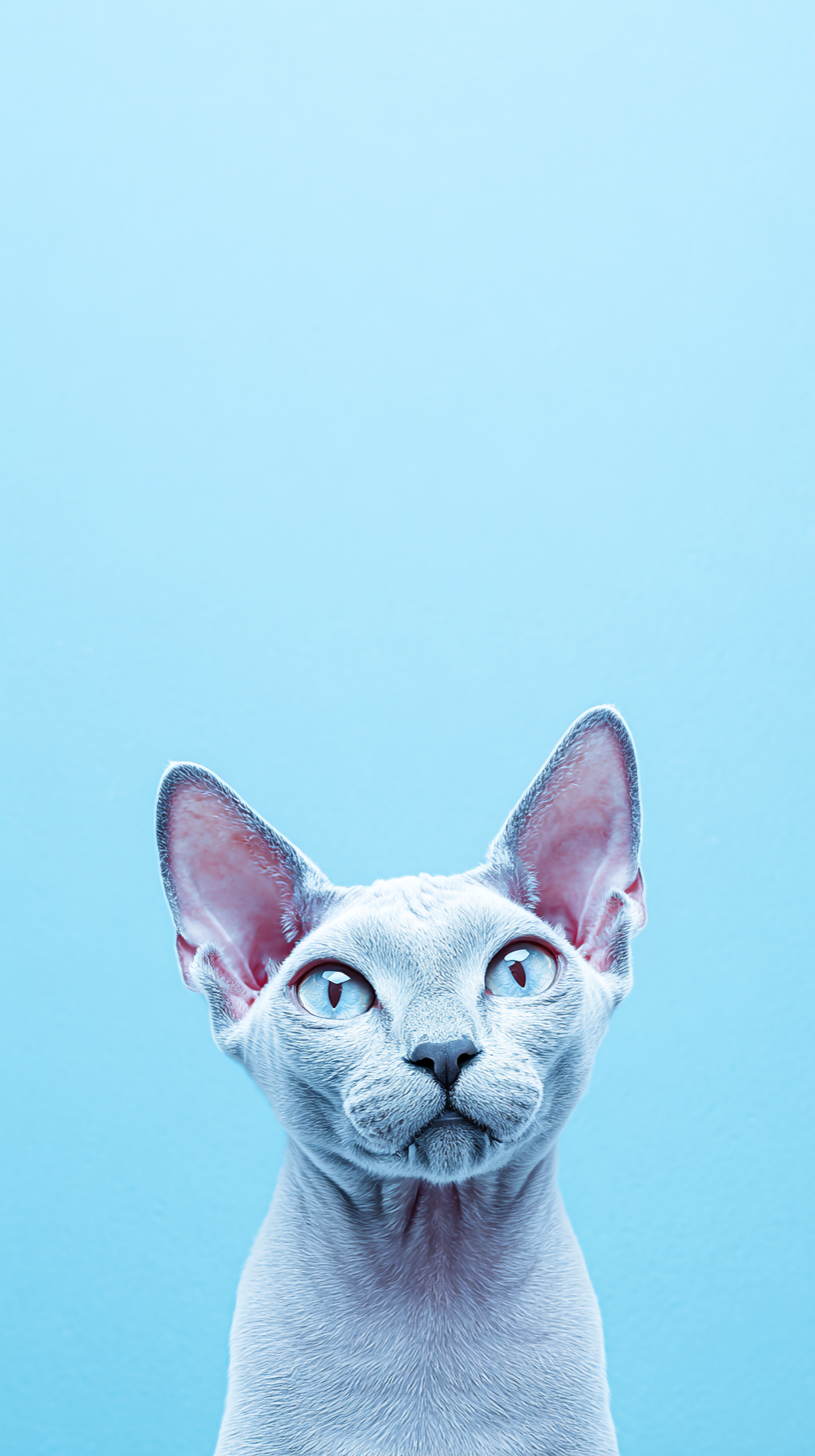 iphone fond d'écran Sphynx kawaii gratuit