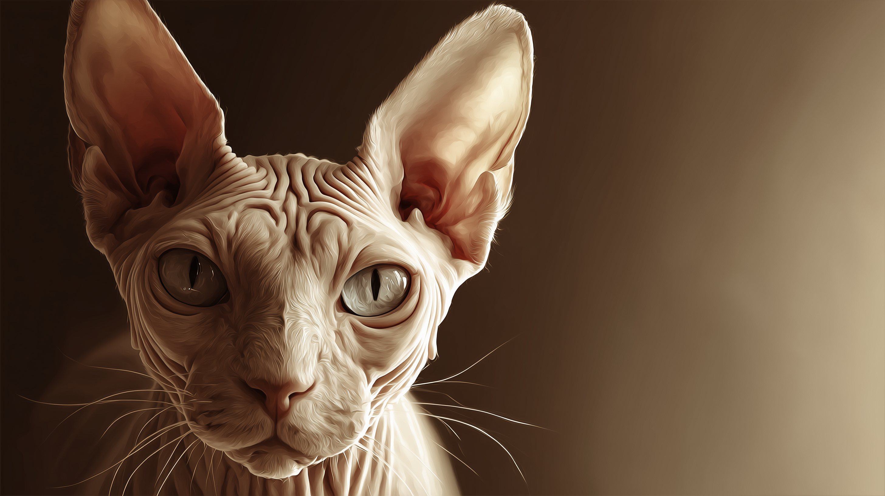 fond d'écran Sphynx pc 3440x1440 téléchargement gratuit