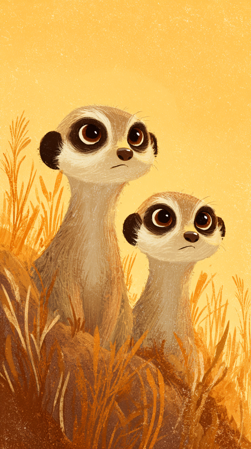 fond d'écran Suricate pour iphone télécharger gratuit