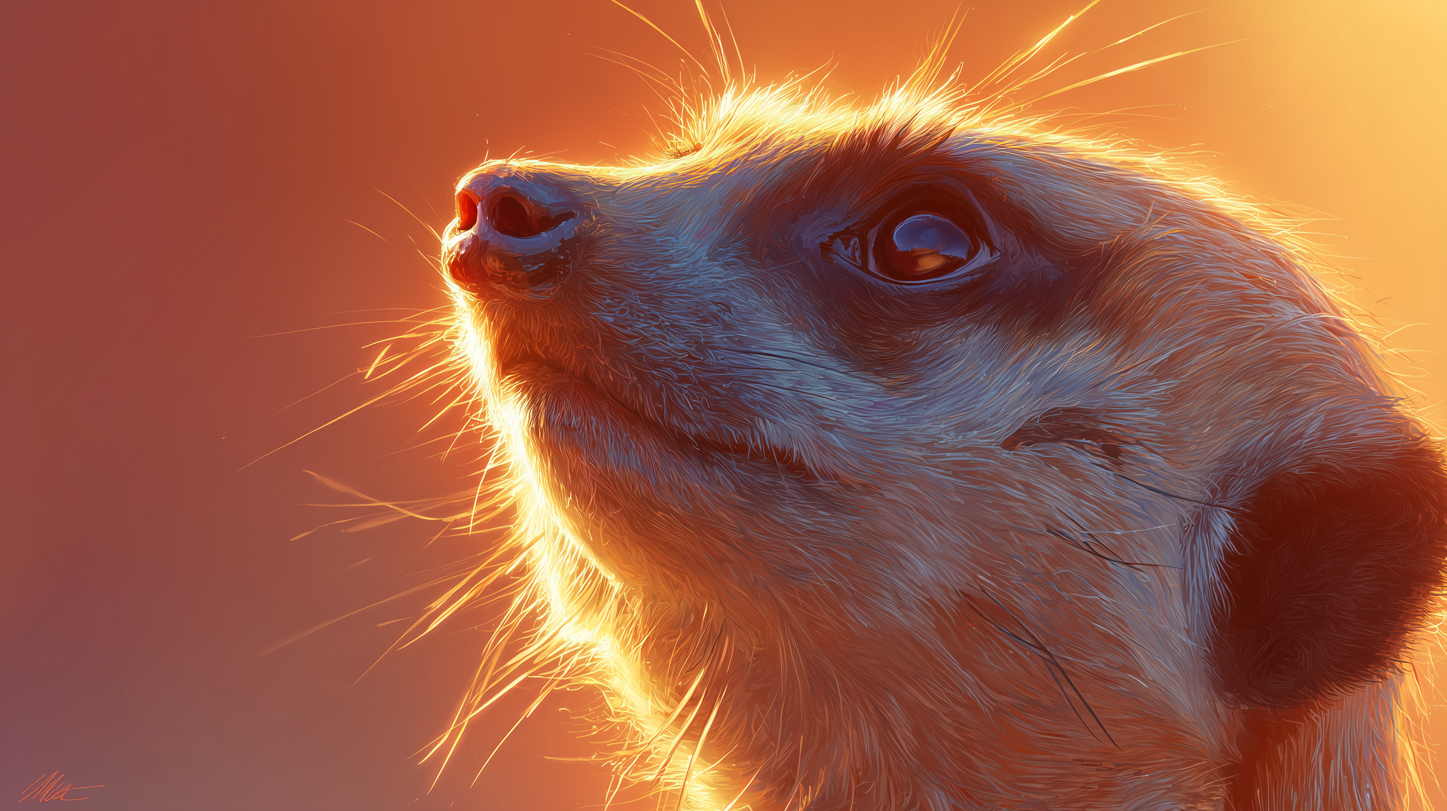 fond d'écran Suricate dell 4k téléchargement gratuit