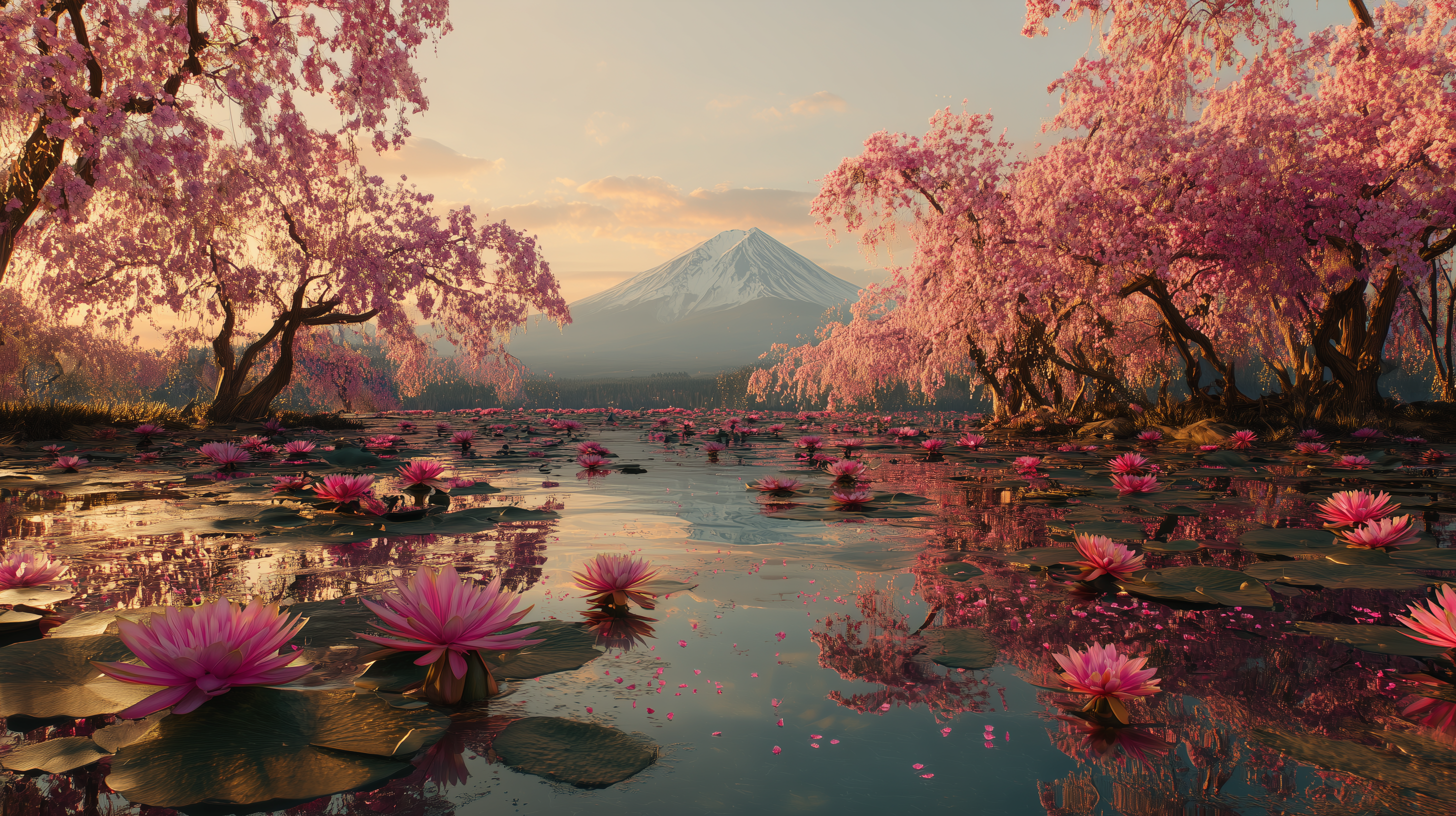 dell fond d'écran Mont Fuji téléchargement gratuit