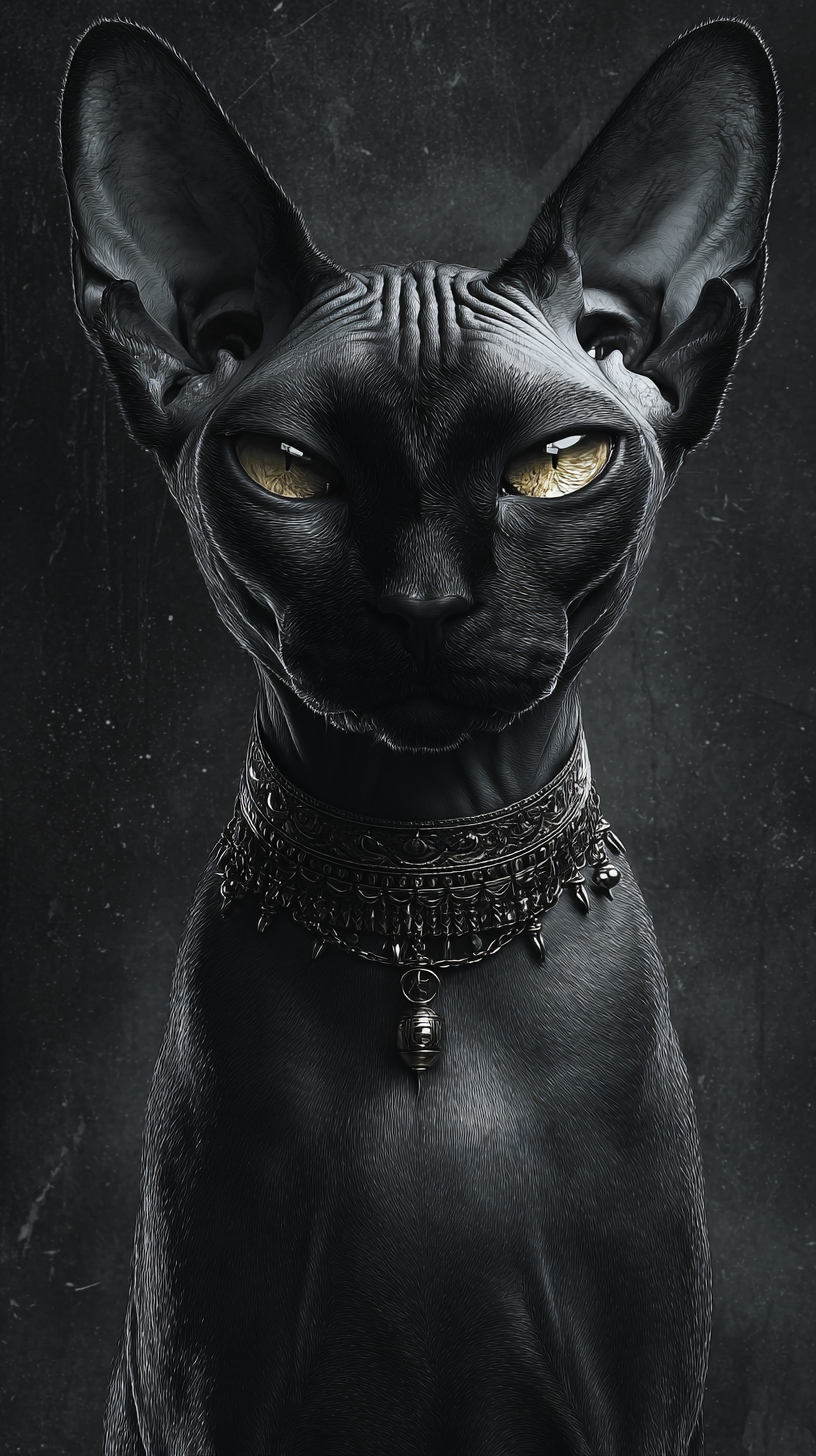 fond d'écran Sphynx iphone 13 gratuit