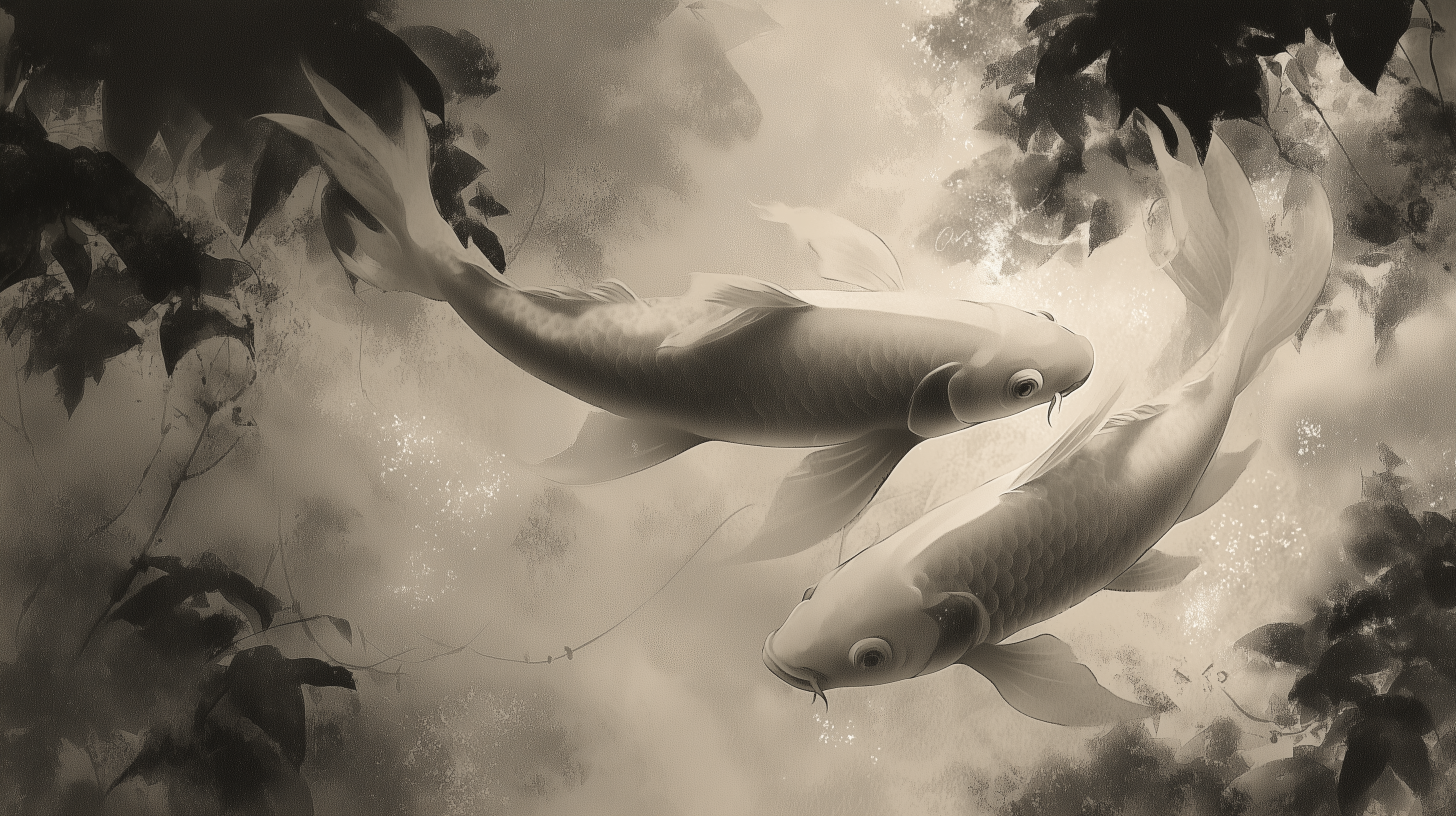 fond d'écran Koï Apple téléchargement gratuit