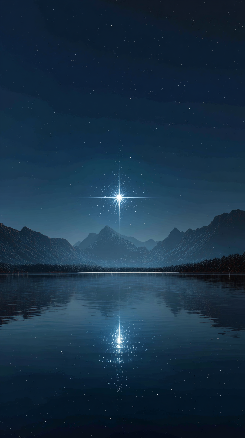 fond d'écran Étoile de Bethléem iphone 17 air gratuit