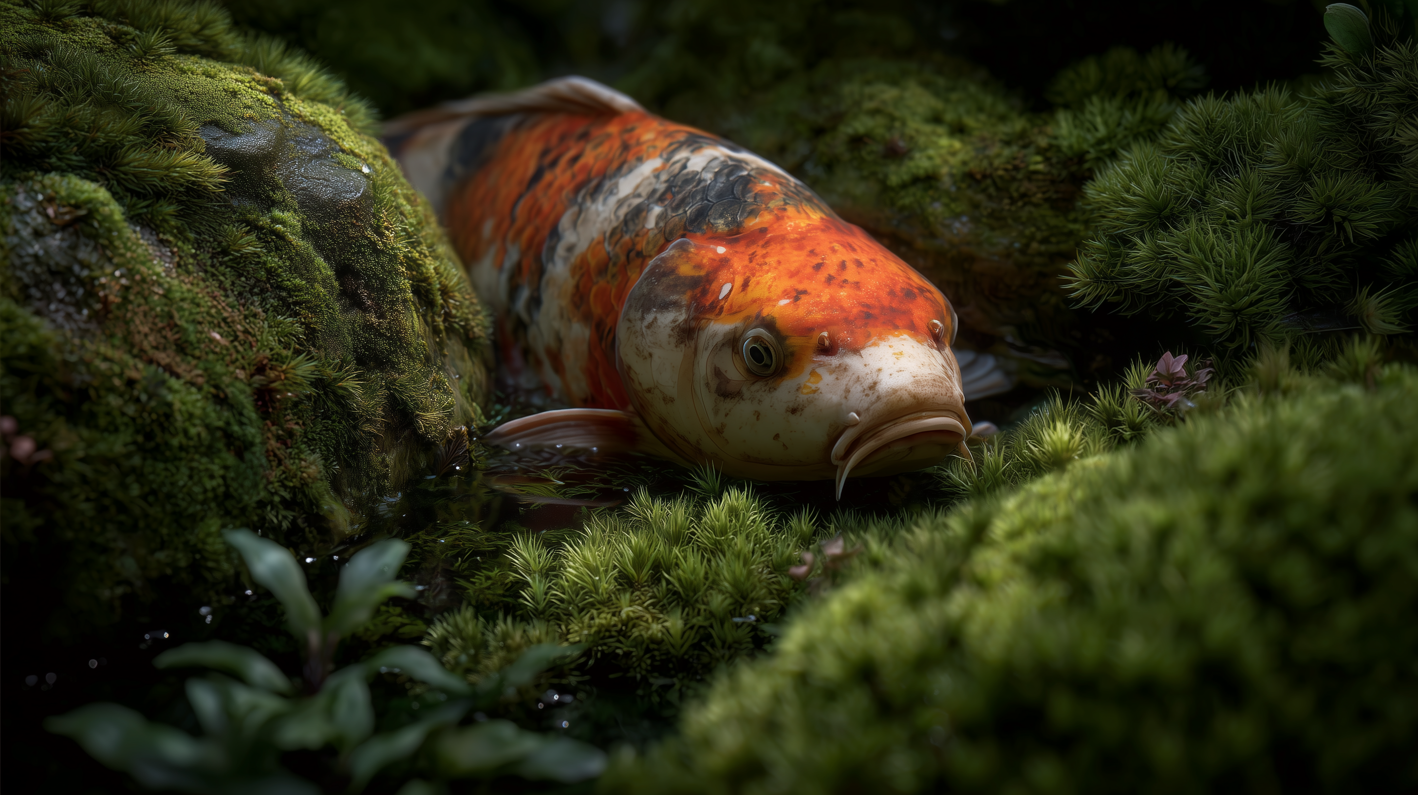 fond d'écran Koï dell téléchargement gratuit