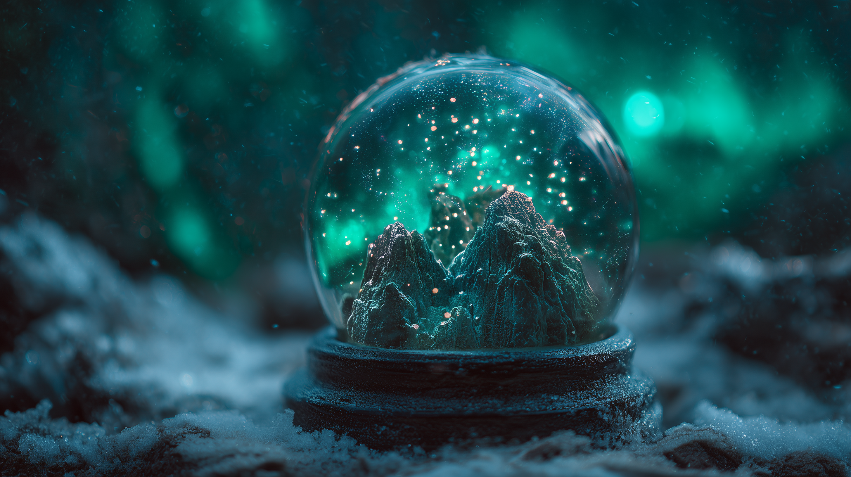 fond d'écran Boule à neige pc 4k téléchargement gratuit